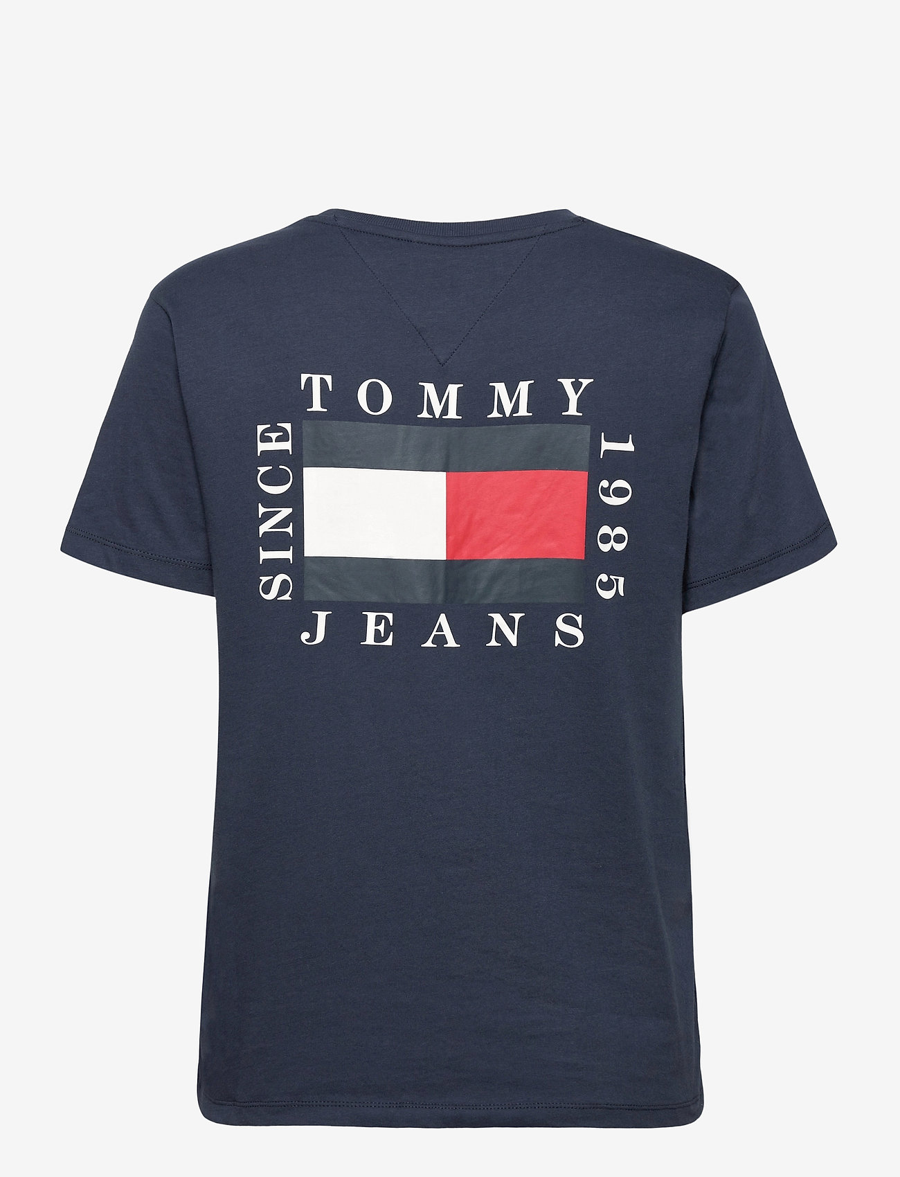 Tommy Jeans - TJW BOX FLAG TEE - twilight navy - 1