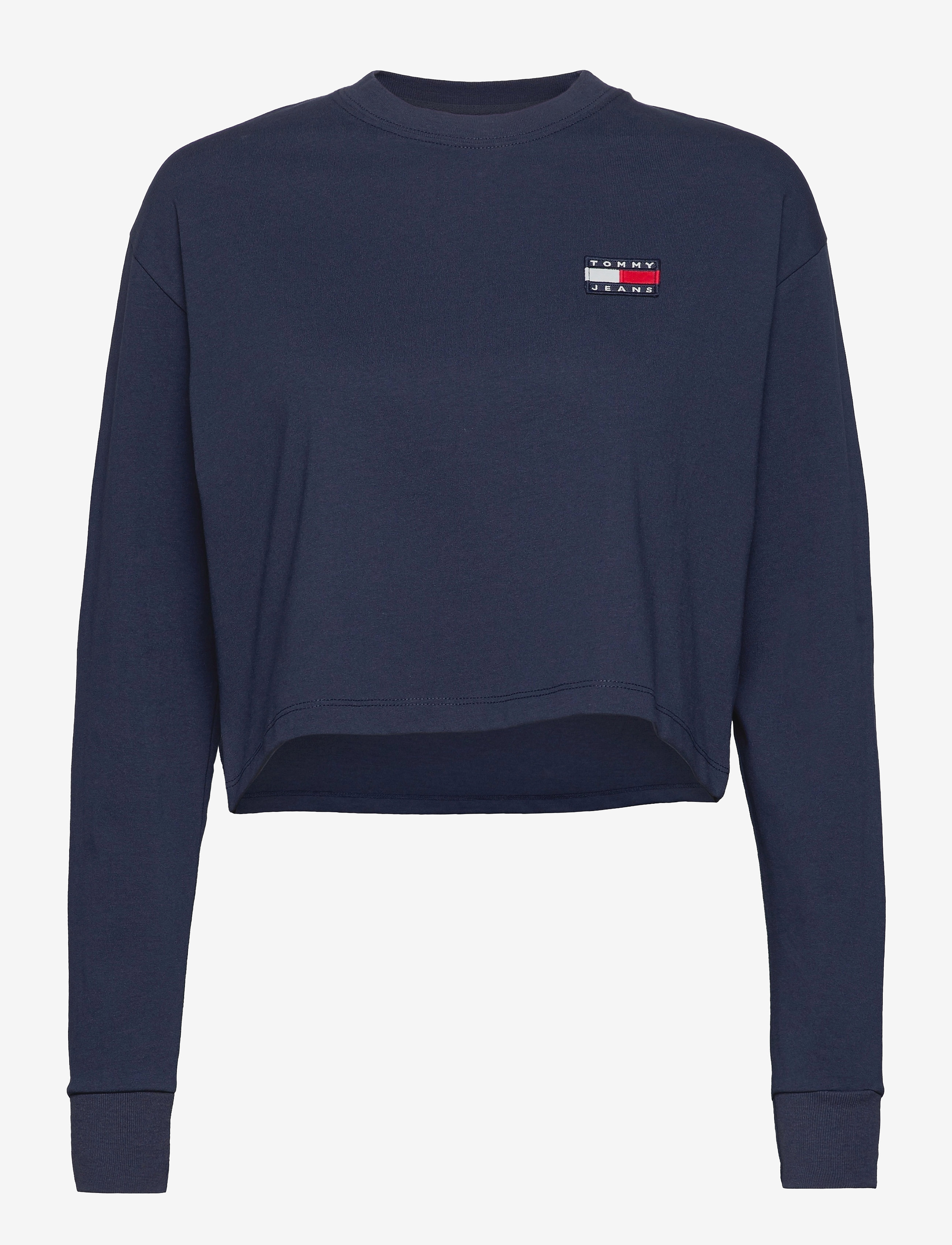 Tommy Jeans - TJW TOMMY BADGE LONGSLEEVE - twilight navy - 0