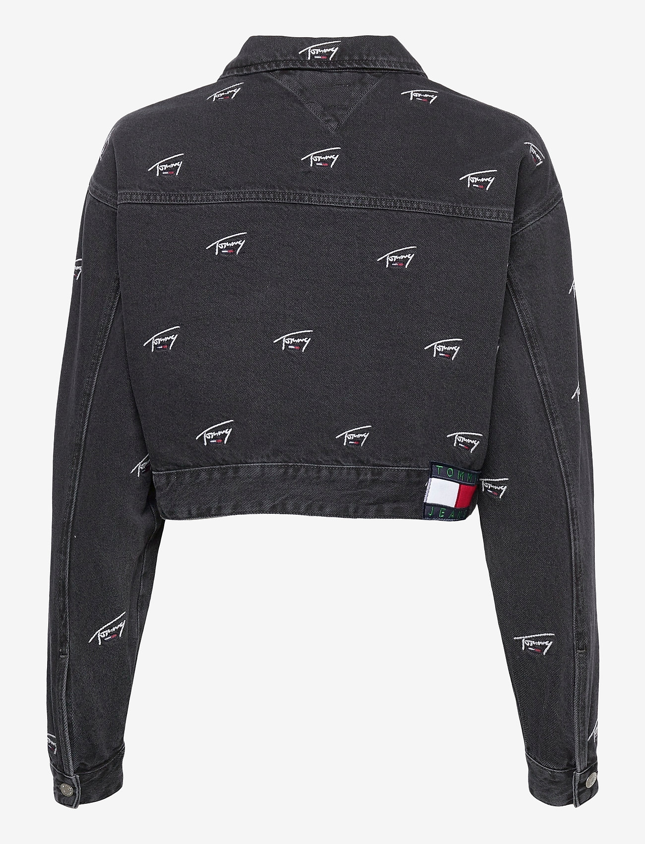 Tommy Jeans - CROP DENIM JACKET SVCBKR - tj save fa critter black rigid - 2