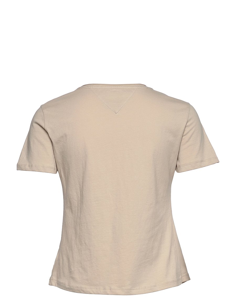Tommy Jeans - TJW SLIM JERSEY V NECK - savannah sand - 1