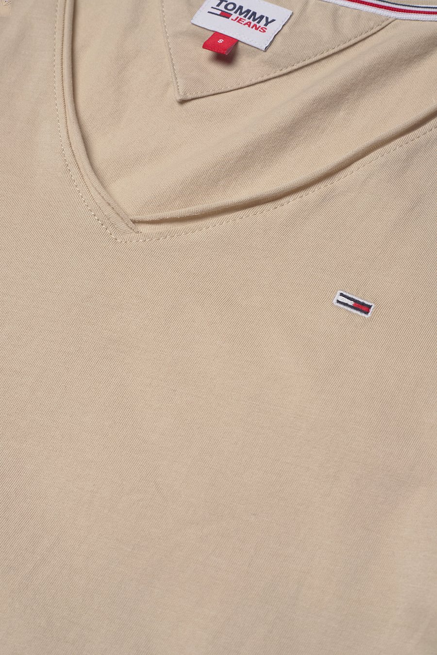 Tommy Jeans - TJW SLIM JERSEY V NECK - savannah sand - 3