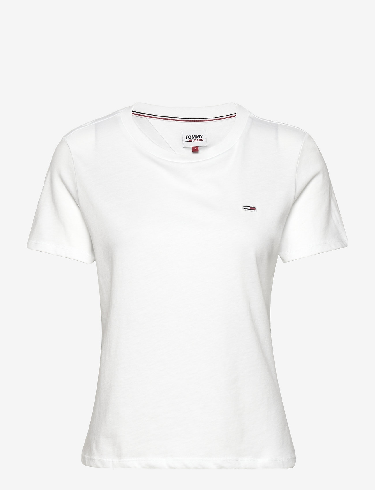 Tommy Jeans - TJW REGULAR JERSEY C NECK - white - 0