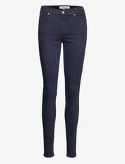 Tommy Jeans - NORA MR SKNY AVDBS - džinsa bikses ar šaurām starām - avenue dark blue stretch - 0