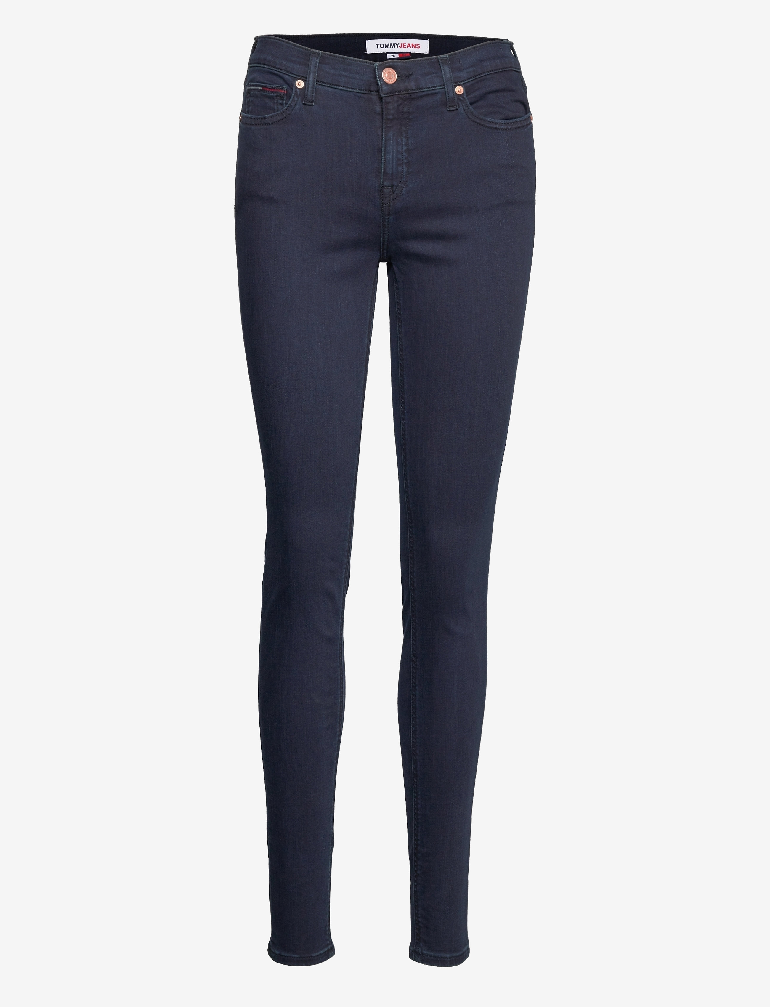 Tommy Jeans NORA MR SKNY AVDBS - Kleidung - AVENUE DARK BLUE STRETCH / black