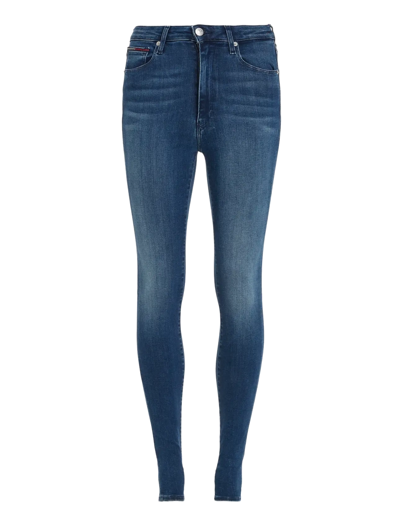 Tommy Jeans - SYLVIA HR SUPER SKNY NNMBS - new niceville mid blue stretch - 1