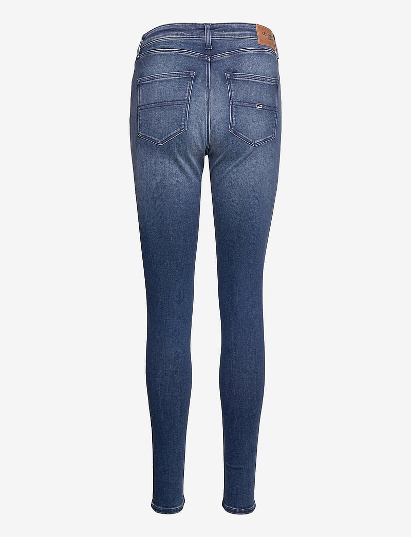 Tommy Jeans - SYLVIA HR SUPER SKNY NNMBS - liibuvad teksad - new niceville mid blue stretch - 2