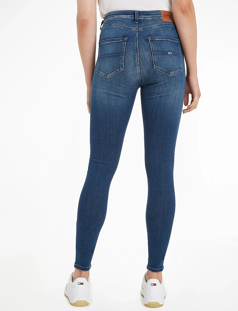 Tommy Jeans - SYLVIA HR SUPER SKNY NNMBS - liibuvad teksad - new niceville mid blue stretch - 3