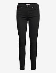 Tommy Jeans - NORA MR SKNY STBKS - džinsa bikses ar šaurām starām - staten black stretch - 0