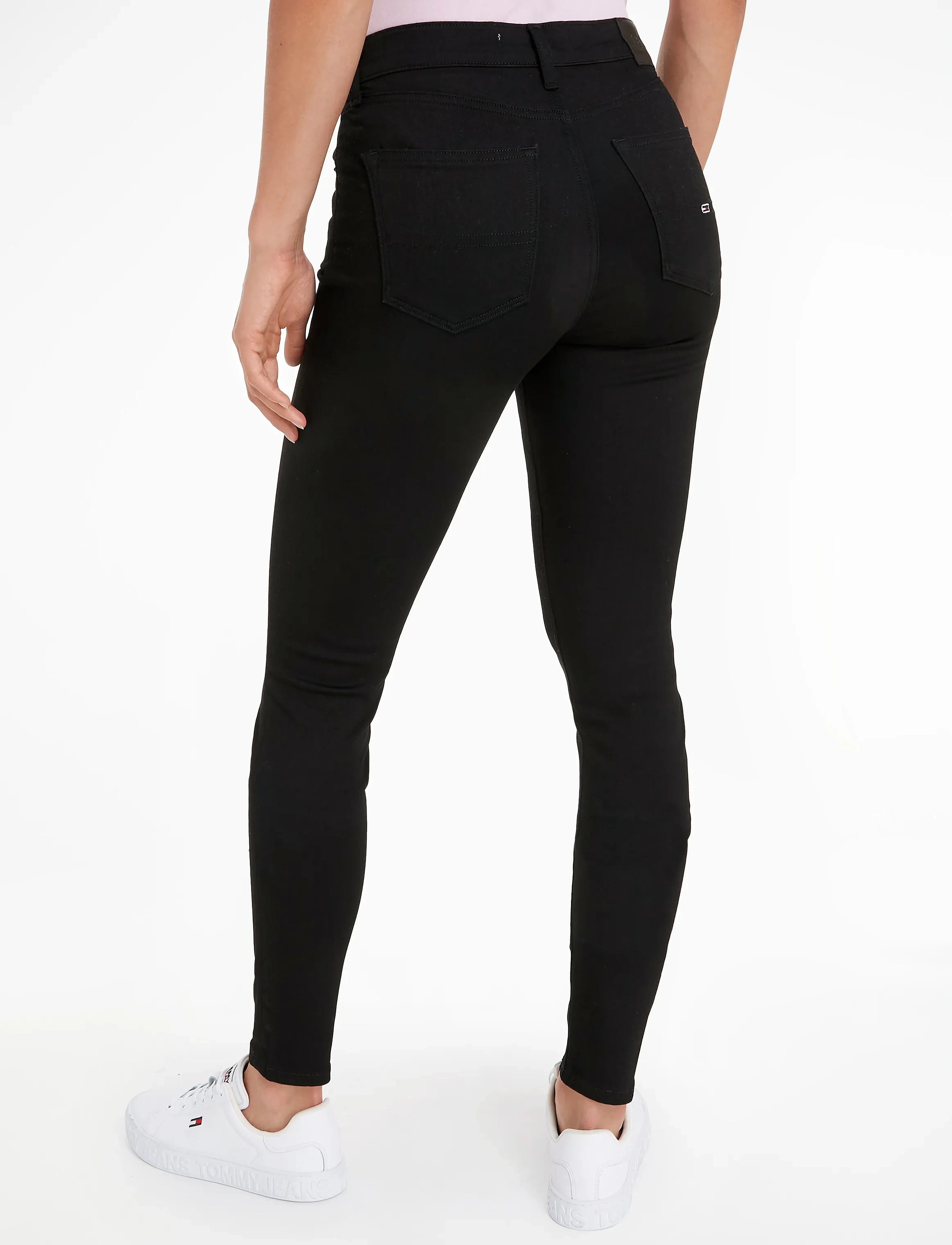 Tommy Jeans - NORA MR SKNY STBKS - staten black stretch - 3