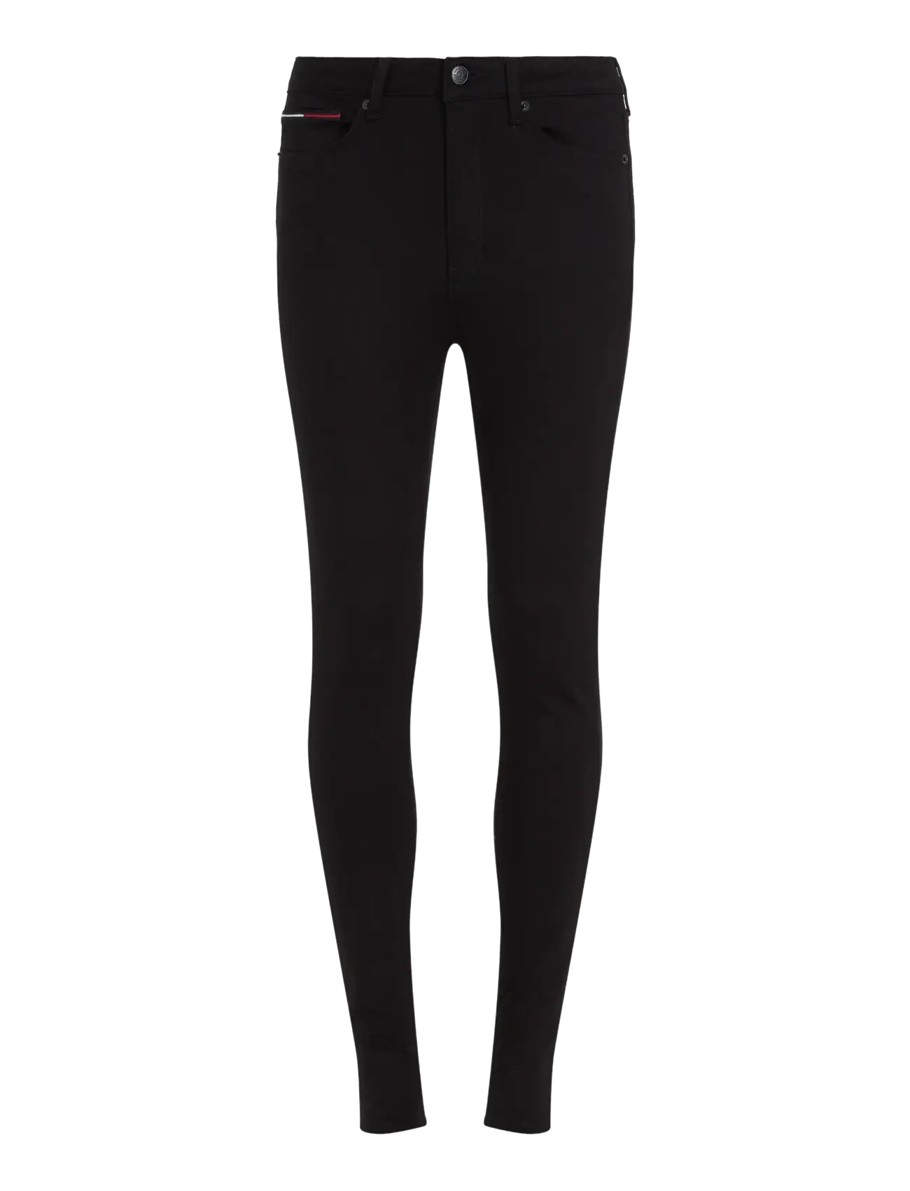 Tommy Jeans - SYLVIA HR SUPER SKNY STBKS - staten black stretch - 1