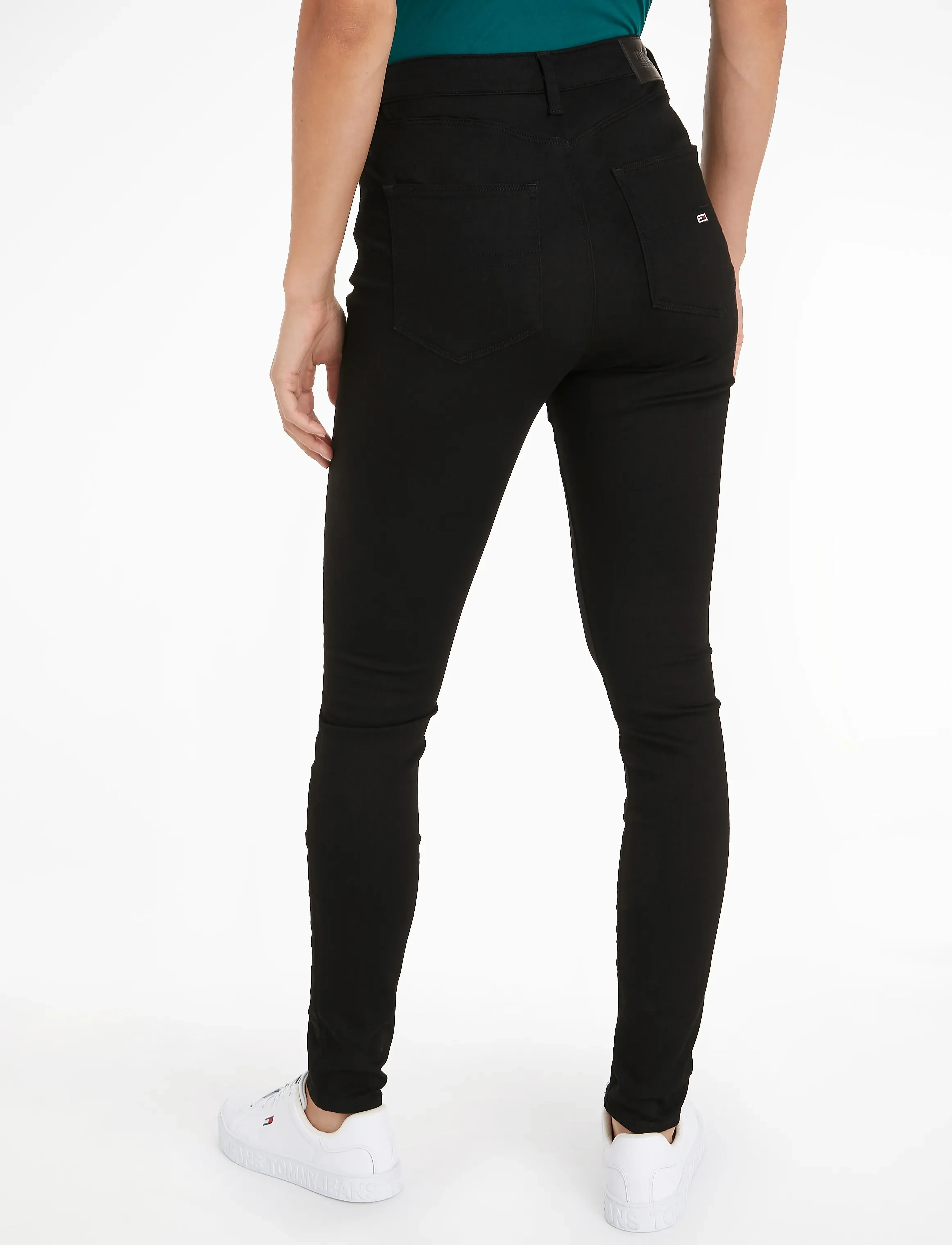 Tommy Jeans - SYLVIA HR SUPER SKNY STBKS - staten black stretch - 3