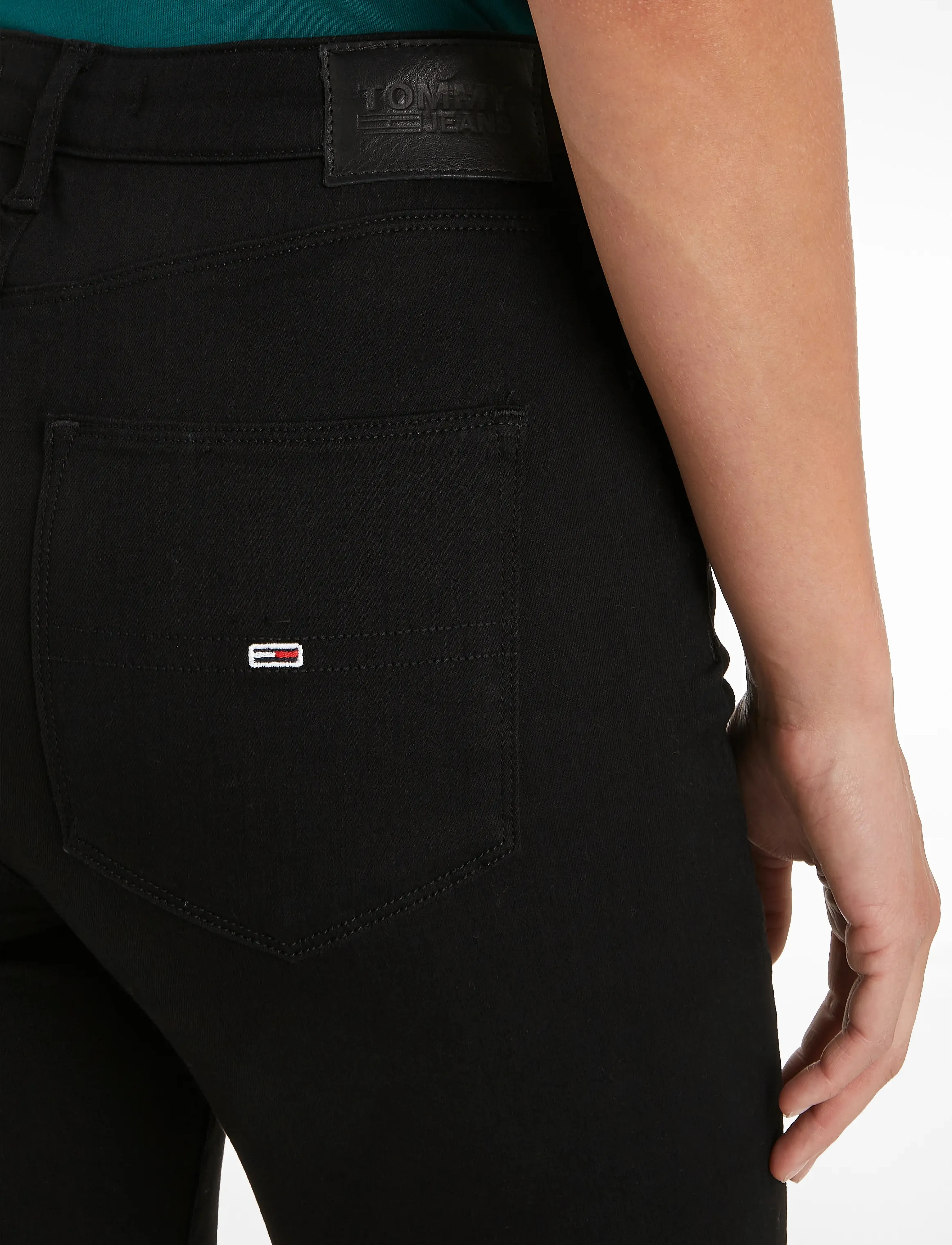 Tommy Jeans - SYLVIA HR SUPER SKNY STBKS - staten black stretch - 5