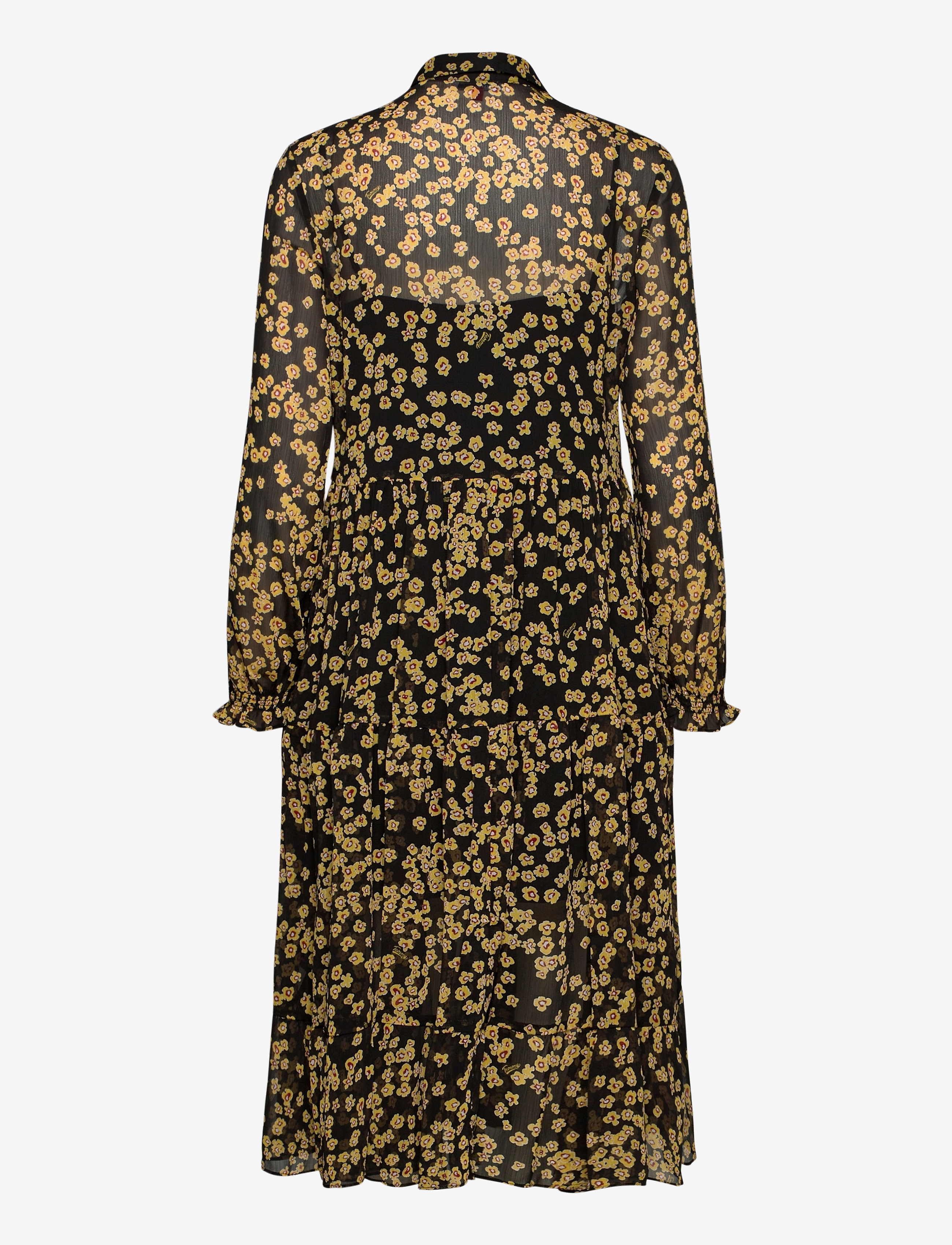 Tommy Jeans - TJW PRINTED MIDI SHIRT DRESS - floral print - 1