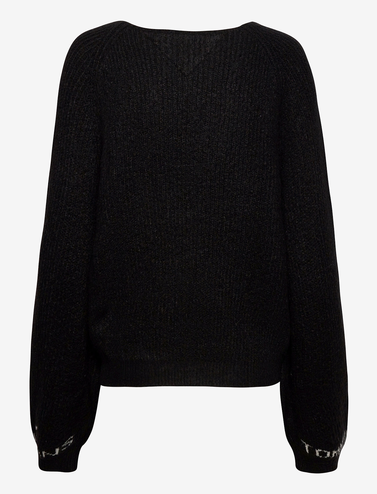 Tommy Jeans - TJW SLEEVE DETAIL LOGO SWEATER - black - 1