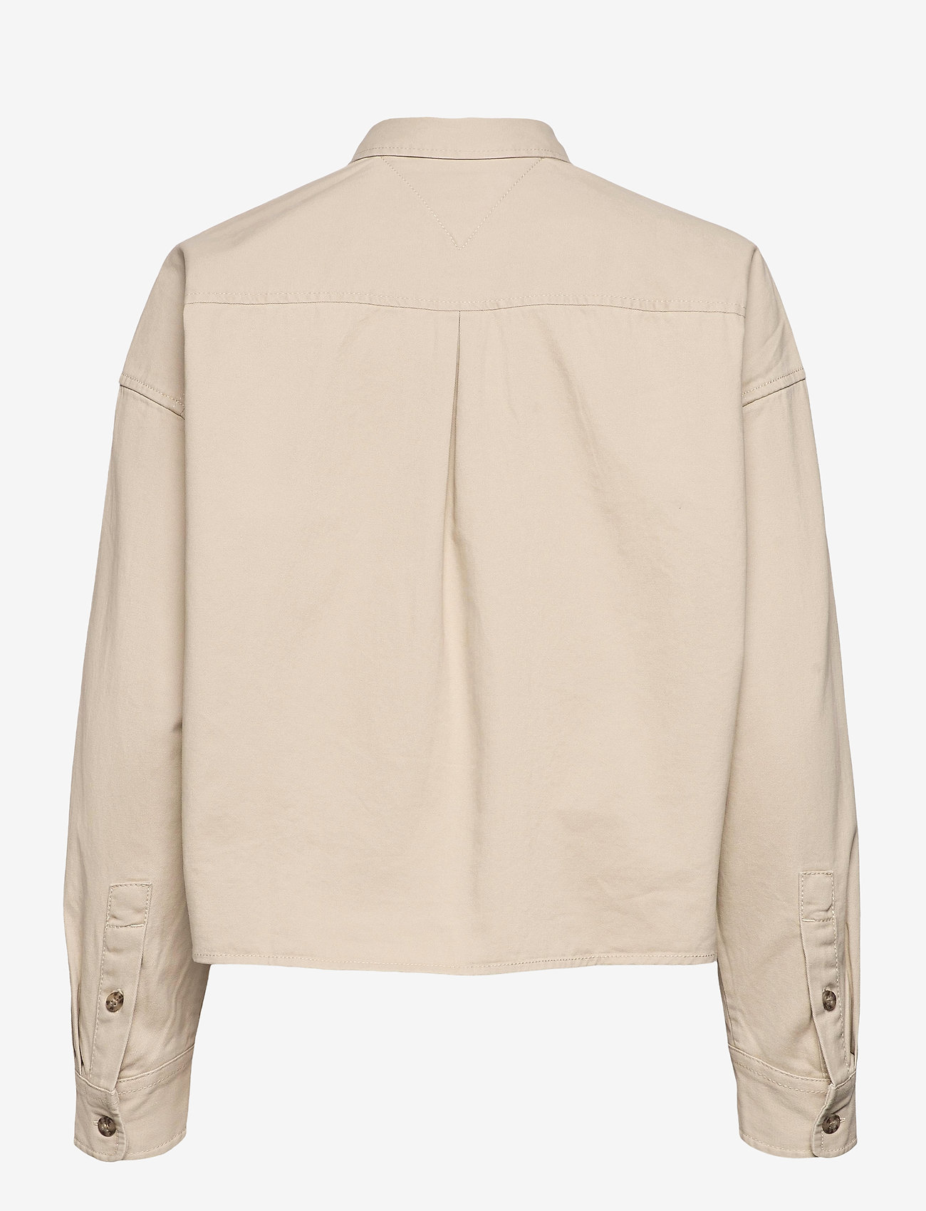 Tommy Jeans - TJW CROPPED UTILITY SHIRT - sugarcane - 1