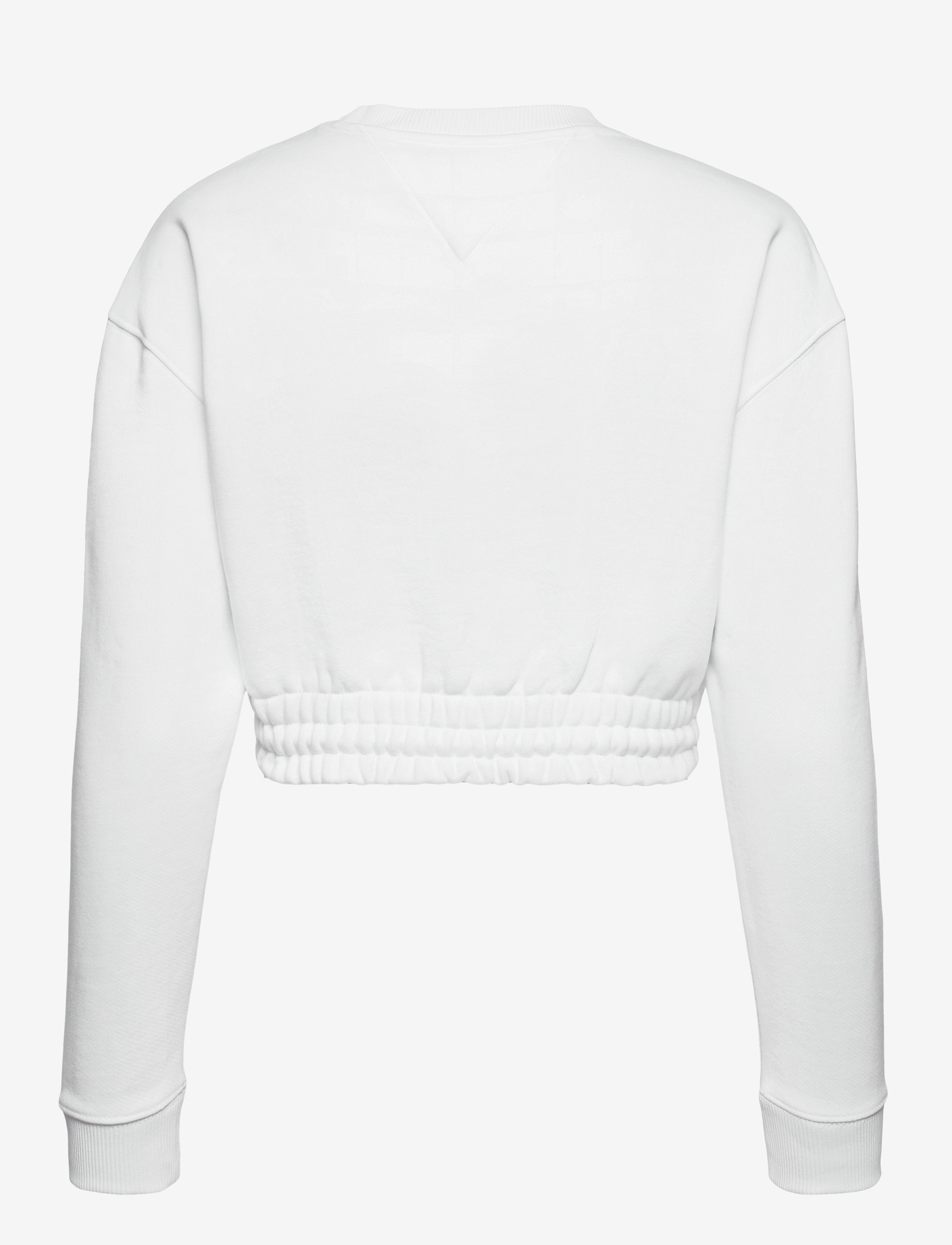 Tommy Jeans - TJW SUPER CROPPED BADGE CREW - white - 1