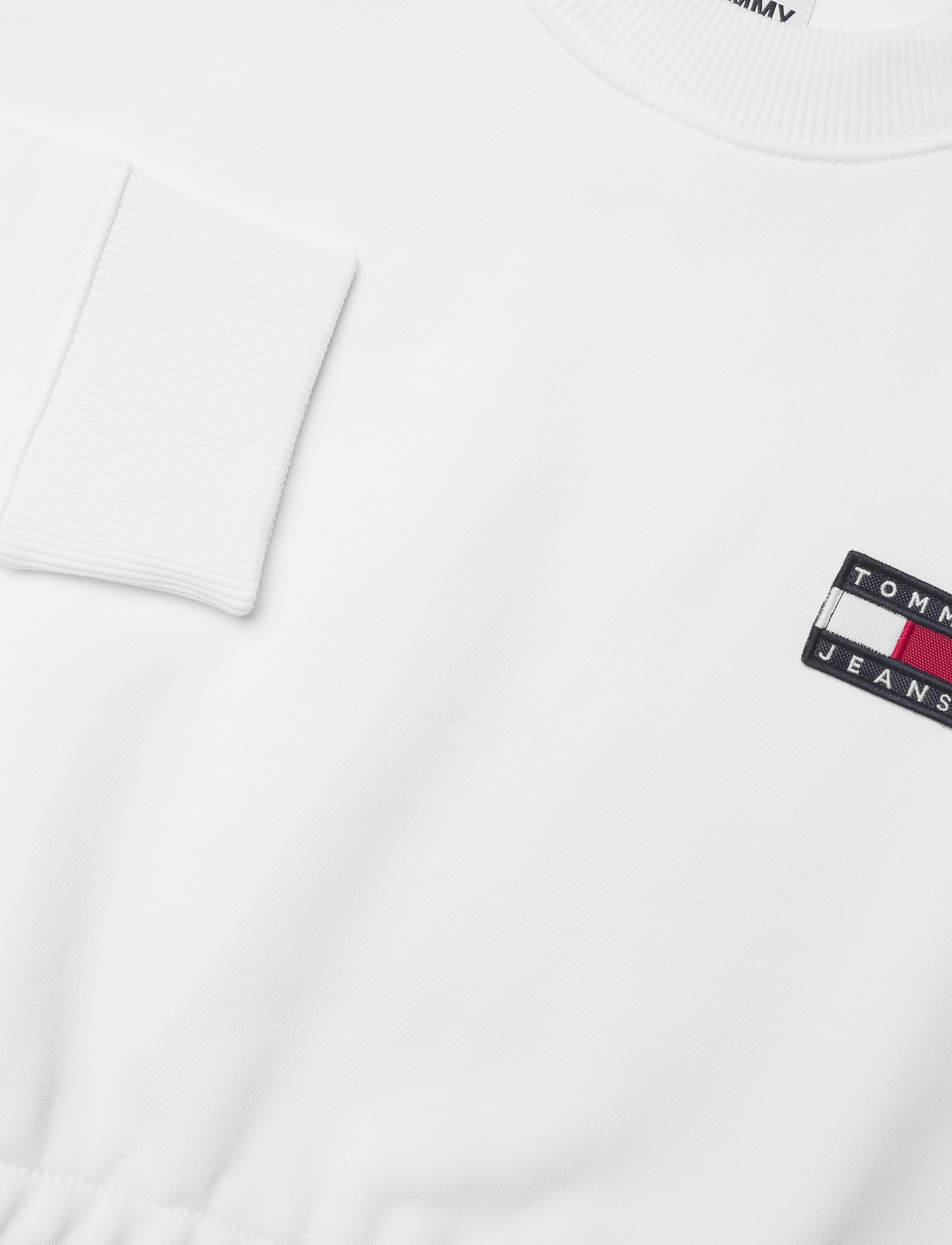 Tommy Jeans - TJW SUPER CROPPED BADGE CREW - white - 2