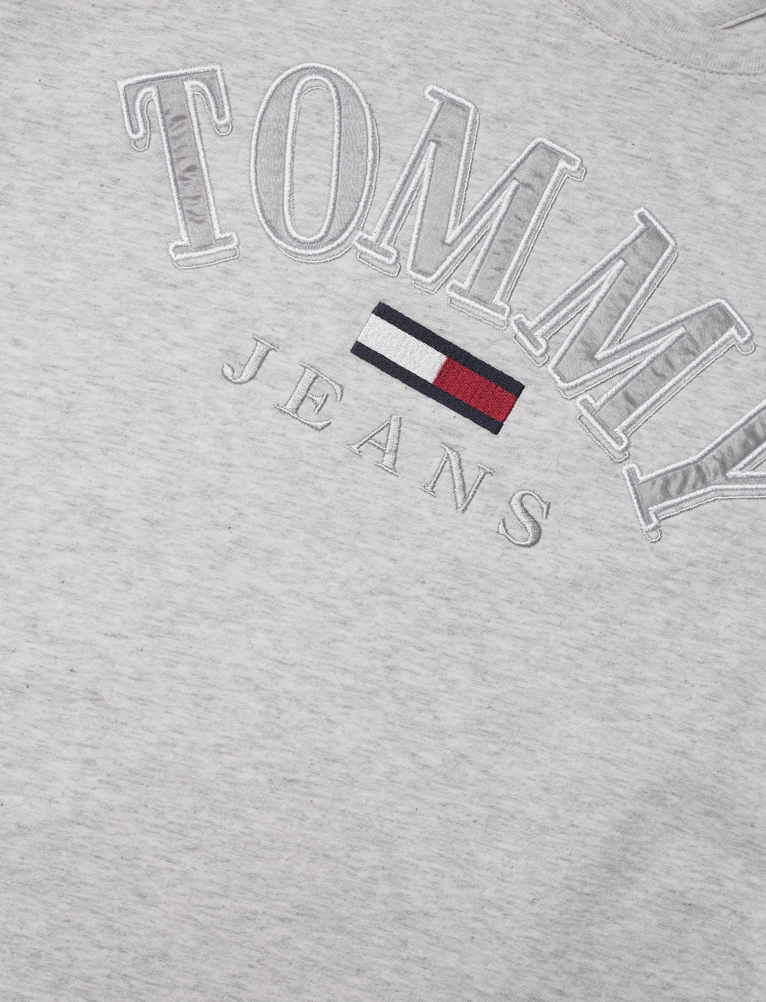 Tommy Jeans - TJW RELAXED COLLEGE LOGO TEE - silver grey htr - 2