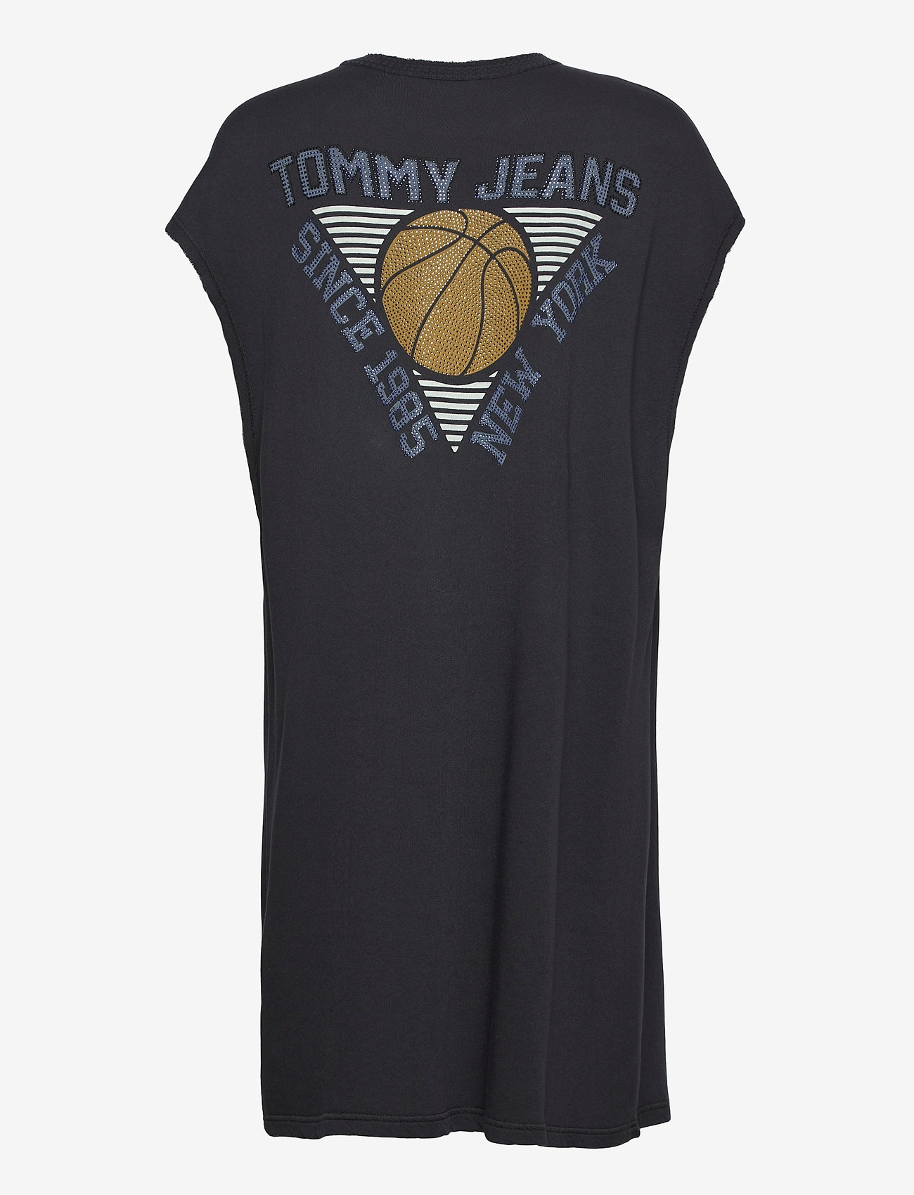 Tommy Jeans - TJW BASKETBALL TEE DRESS - summer dresses - twilight navy - 1