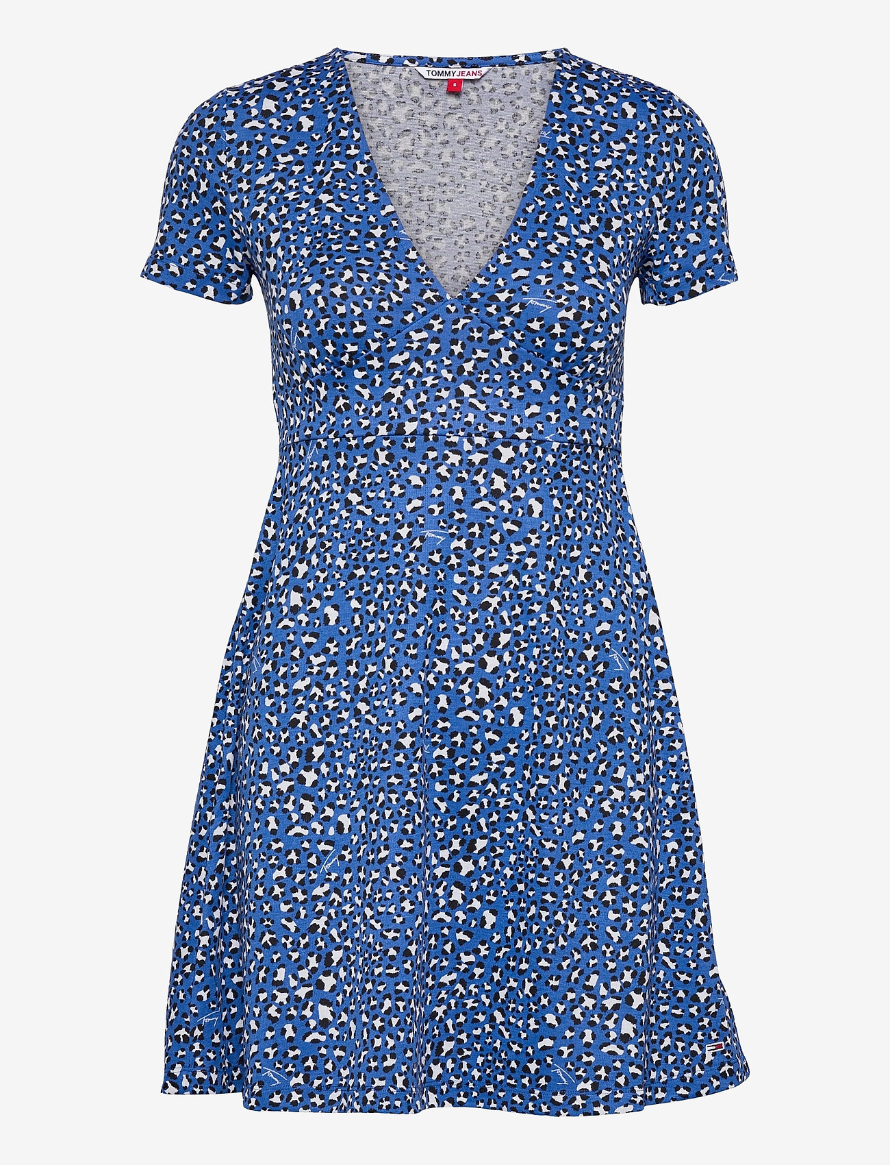 Tommy Jeans - TJW FIT FLARE LEO PRINT DRESS - abstract leopard print - 0