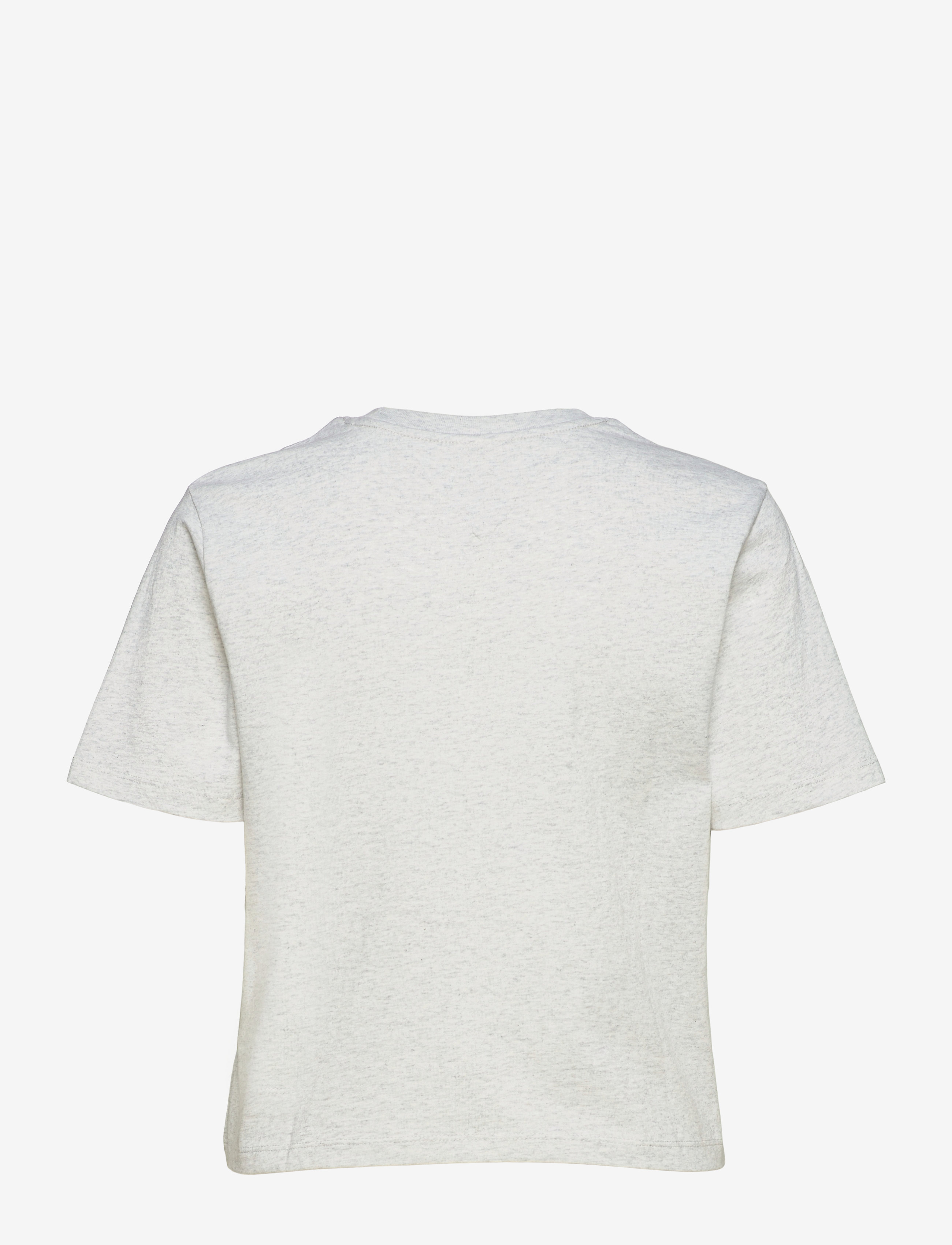 Tommy Jeans - TJW BXY CROP MODERN LOGO TEE - silver grey htr - 1
