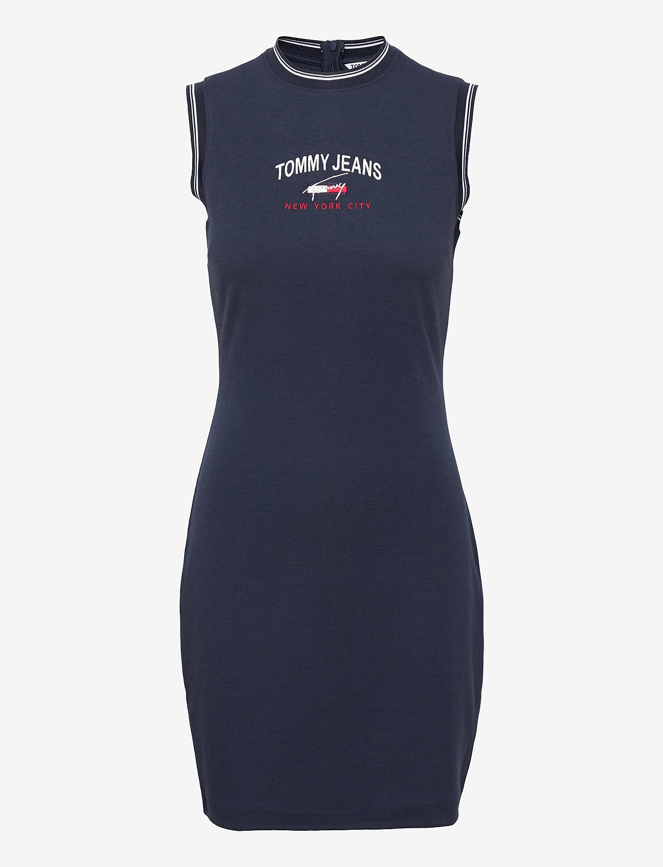 Tommy Jeans - TJW TIMELESS SCRIPT DRESS - twilight navy - 0