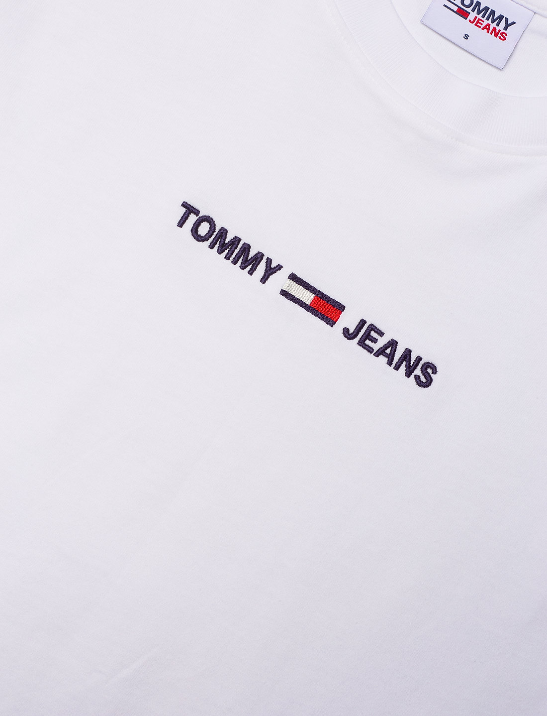 Tommy Jeans Tjw Bxy Crop Linear Logo Tee - T-shirts & Tops