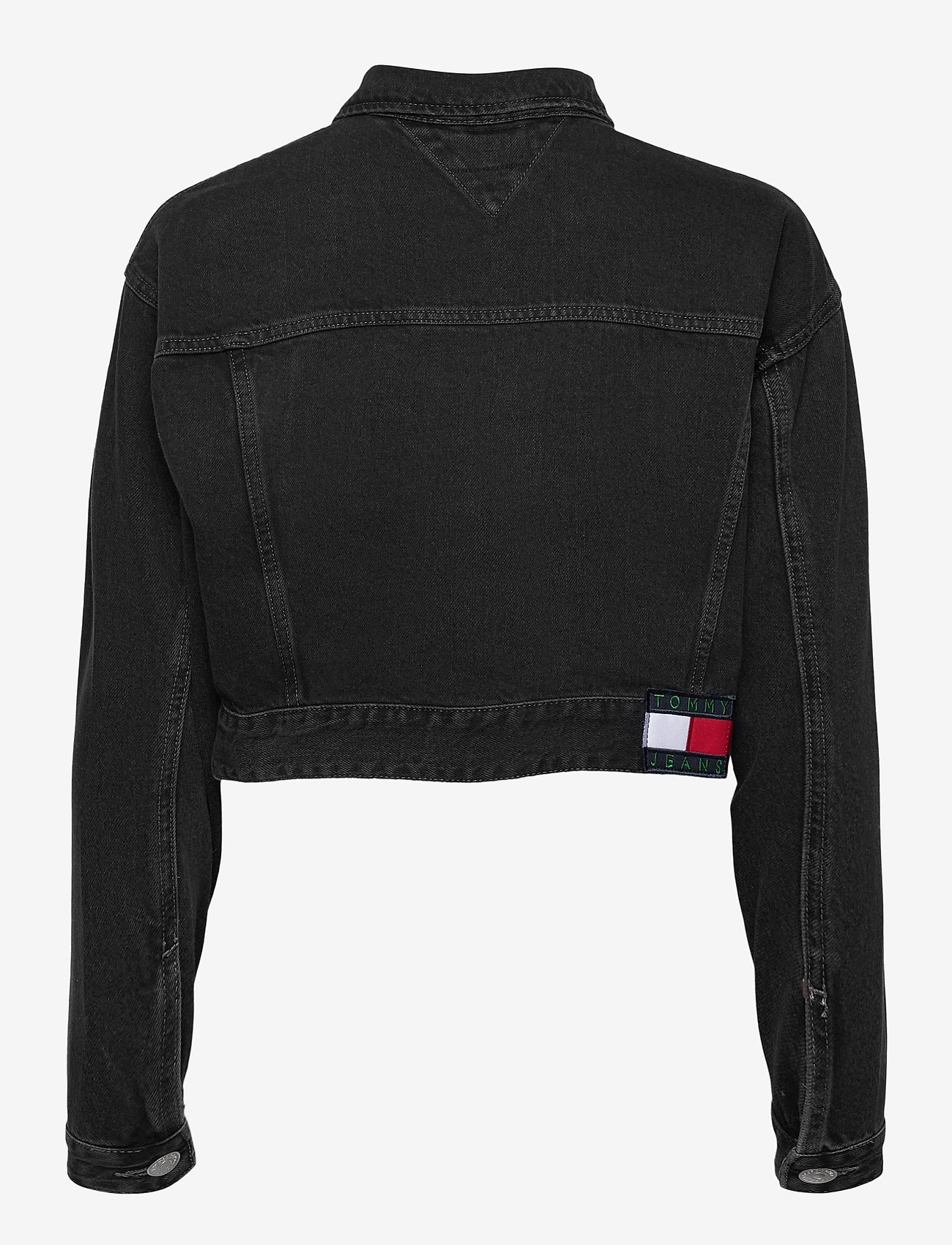Tommy Jeans - CROPPED TRUCKER JACKET SSPBBRD - save sp bk bk rgd destr - 1