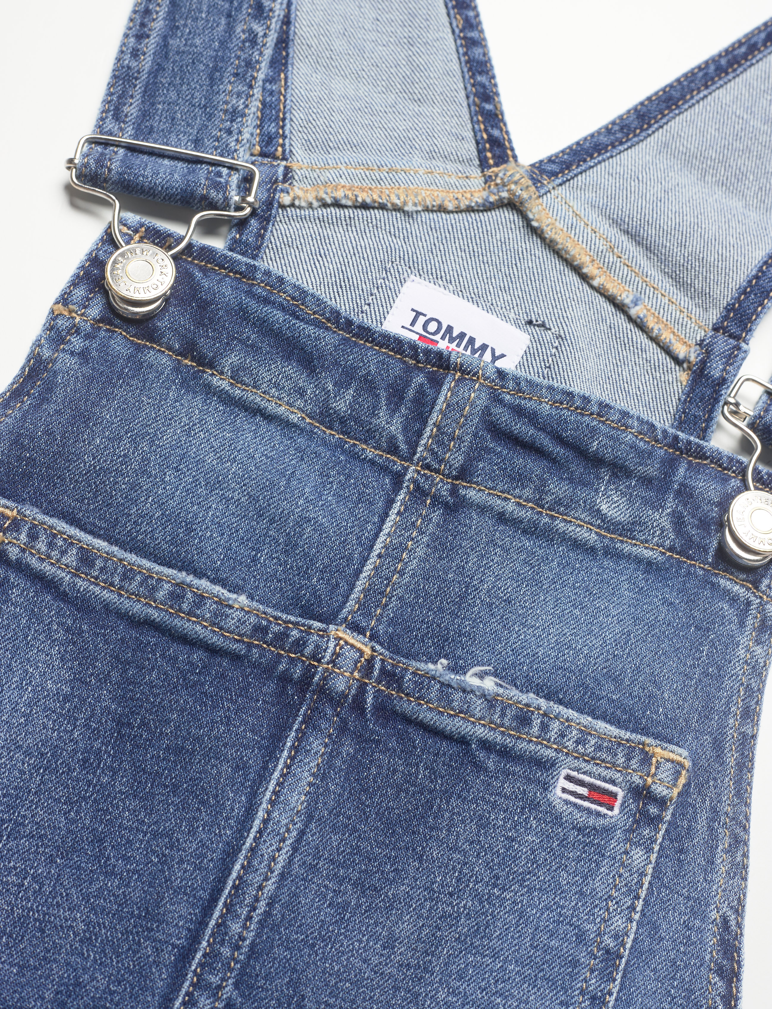 Tommy Jeans - CLASSIC DUNGAREE DRESS AMBC - ames mb com - 2