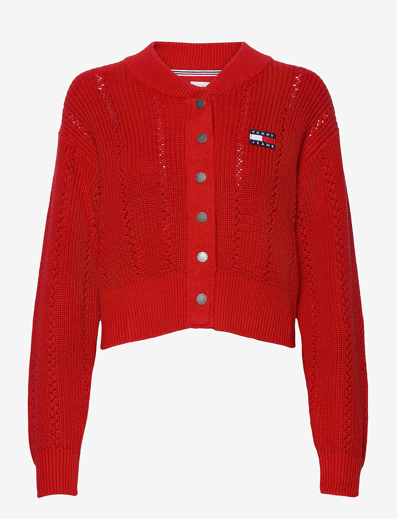 Tommy Jeans - TJW BOMBER CARDIGAN - deep crimson - 0