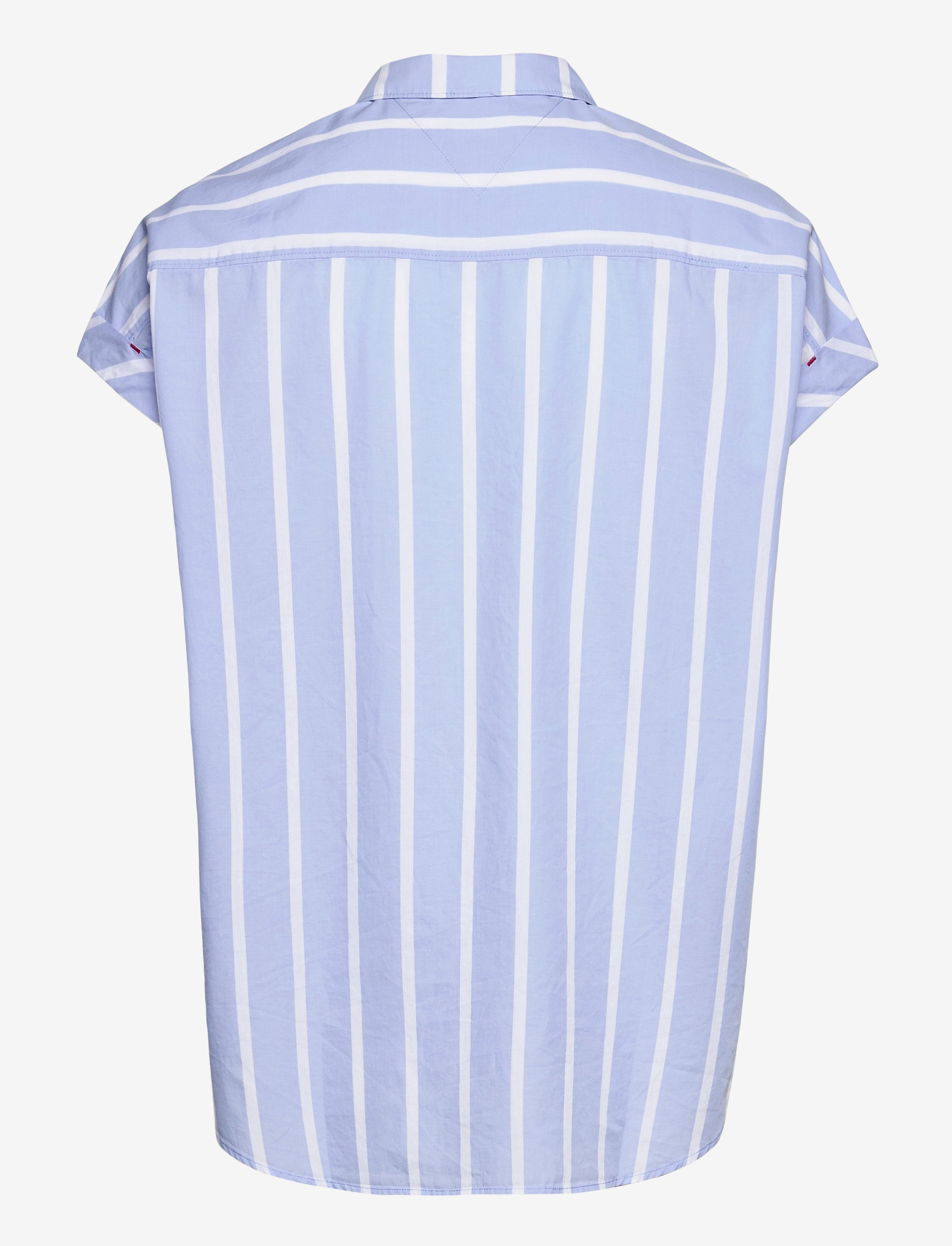 Tommy Jeans - TJW RELAXED STRIPE SHIRT SS - moderate blue / stripe - 1