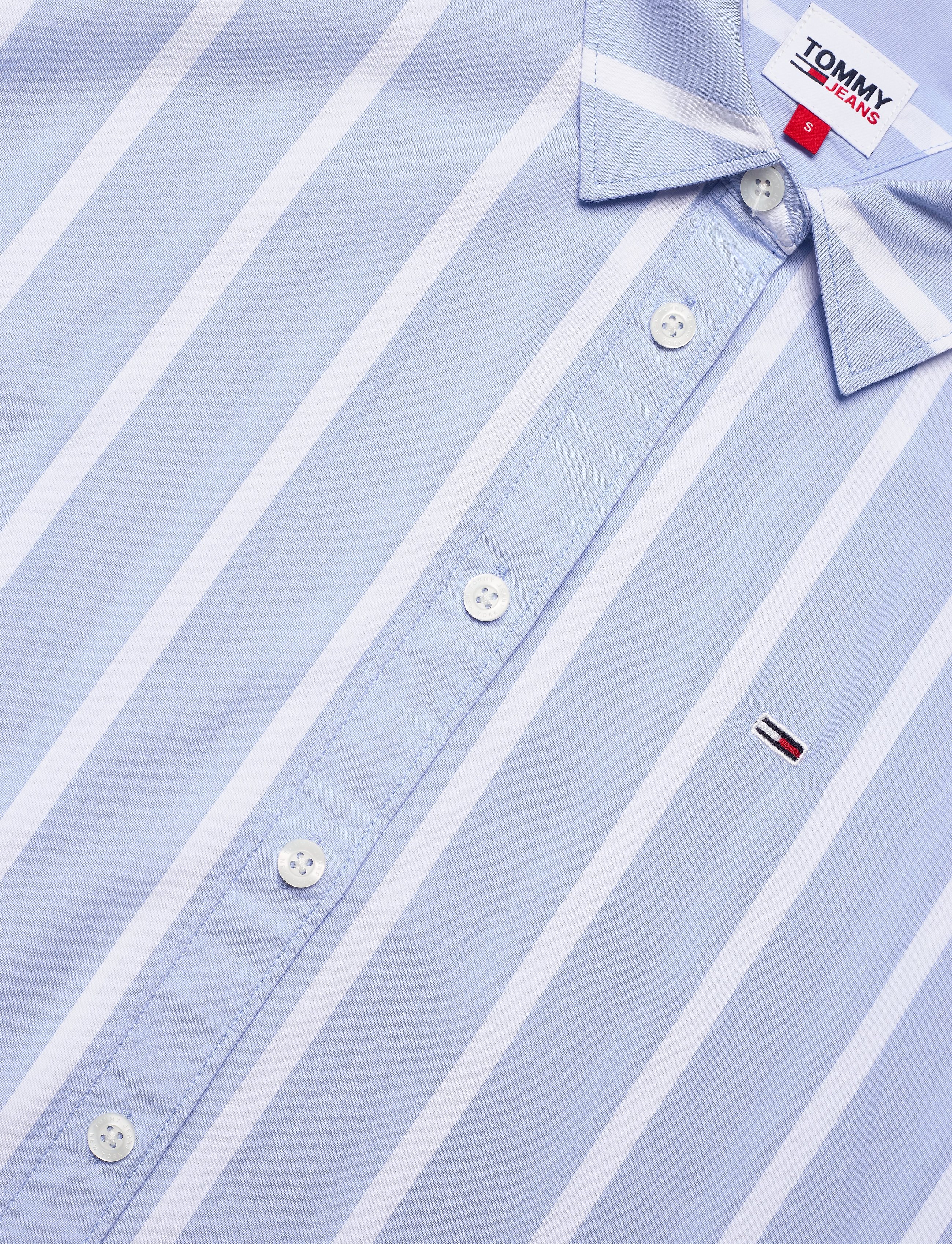 Tommy Jeans - TJW RELAXED STRIPE SHIRT SS - moderate blue / stripe - 2