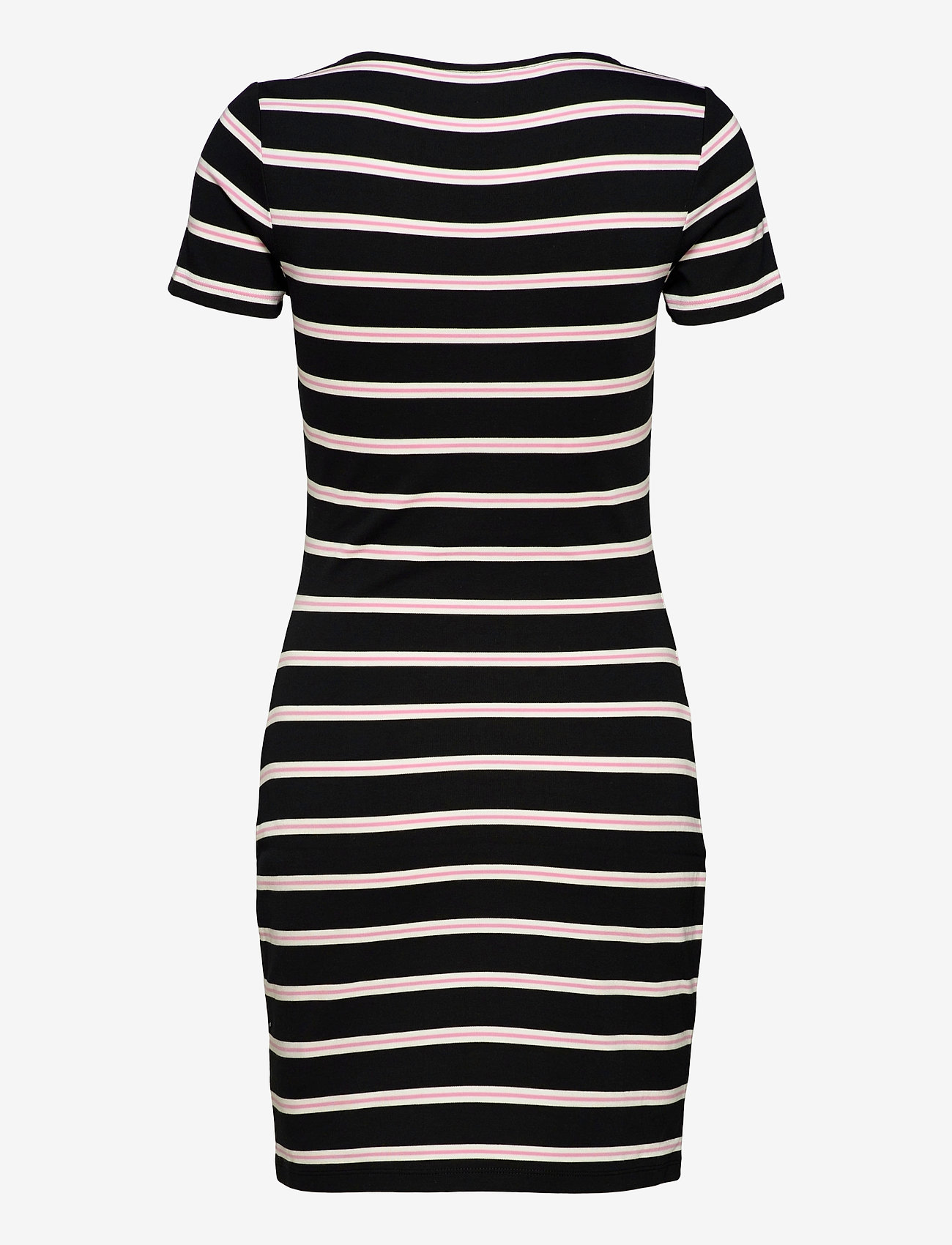 Tommy Jeans - TJW STRIPED BODYCON DRESS - black / multi - 1