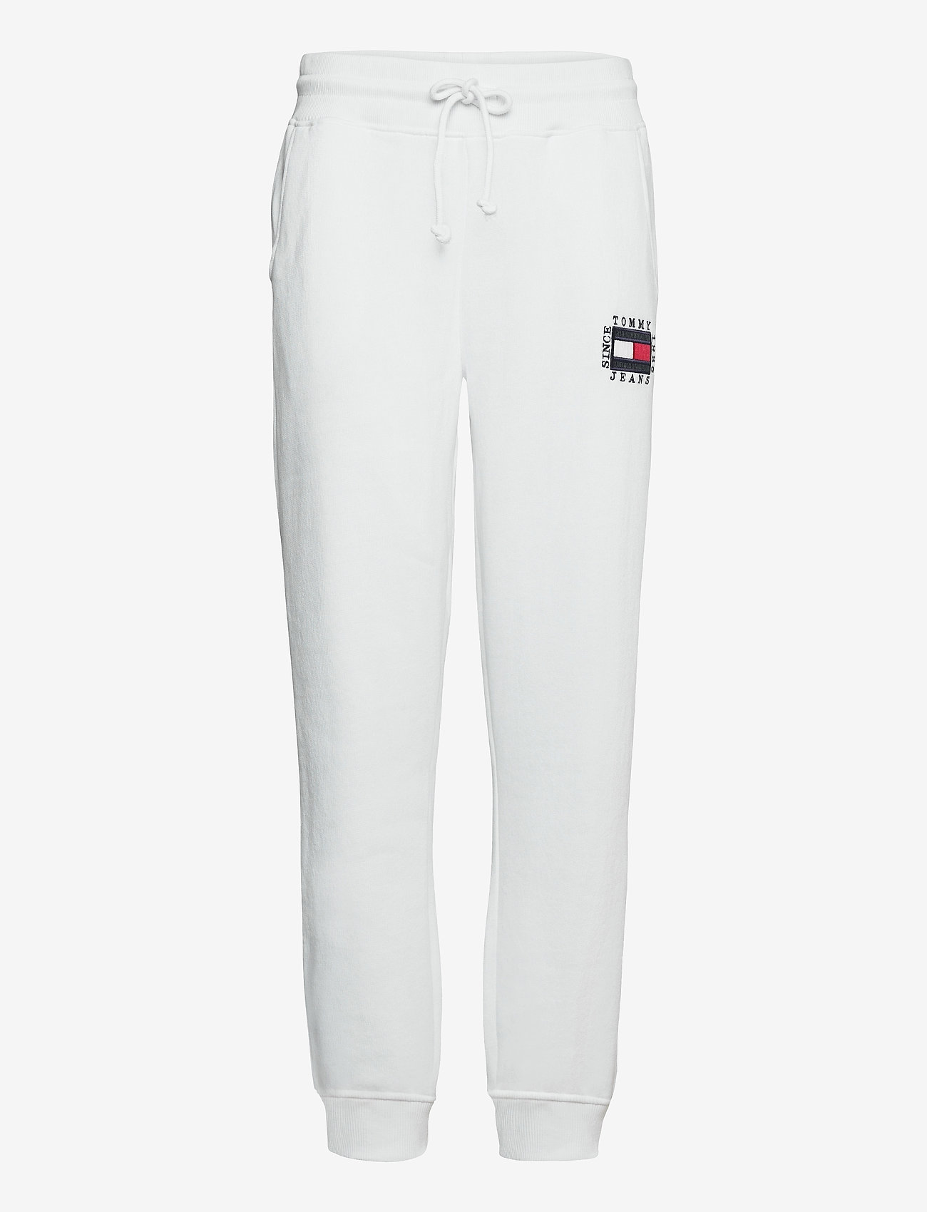 Tommy Jeans - TJW SLIM BOX FLAG SWEAT PANT - white - 0