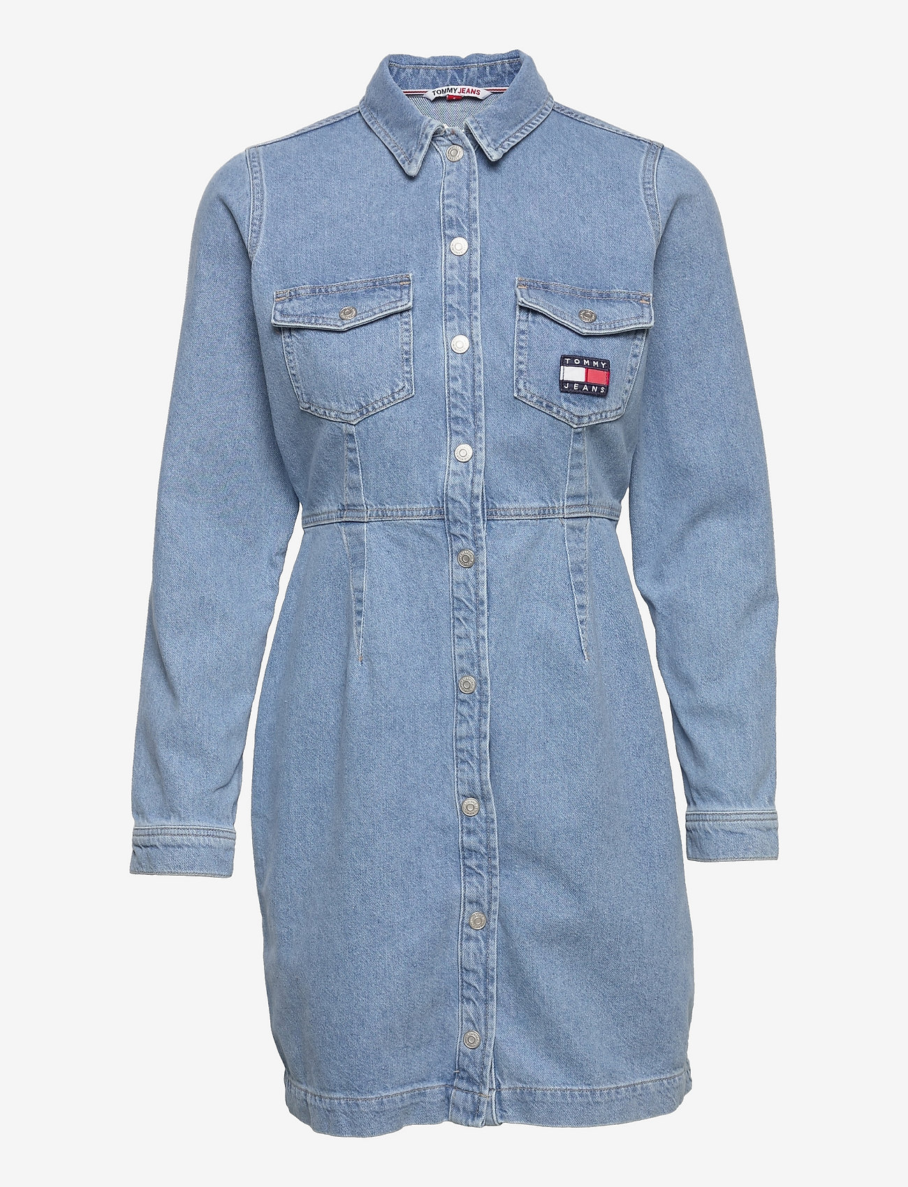 Tommy Jeans - SLIM DENIM DRESS CE813 - denim light - 0