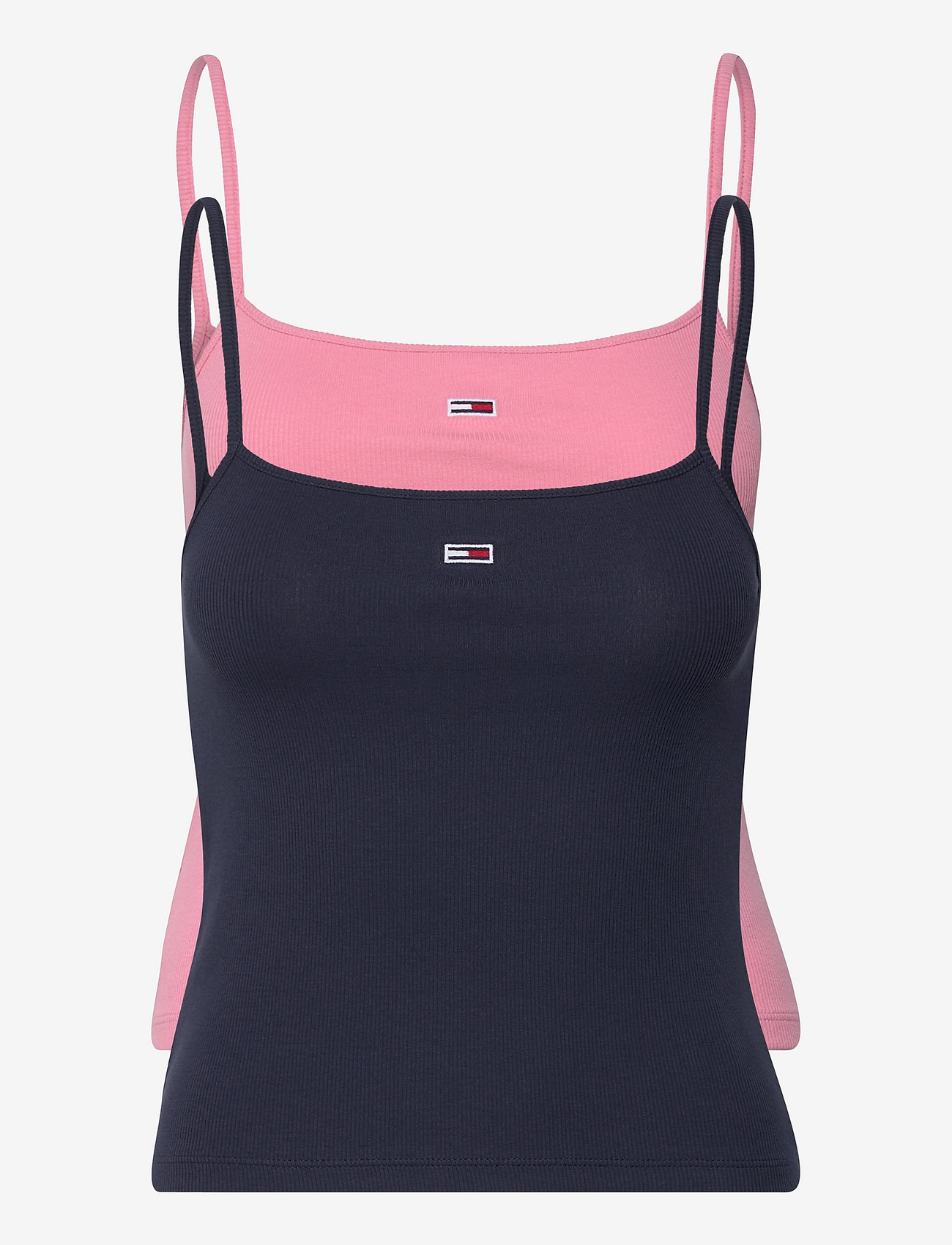 TJW 2PACK ESSENTIAL STRAP TOP - TWILIGHT NAVY