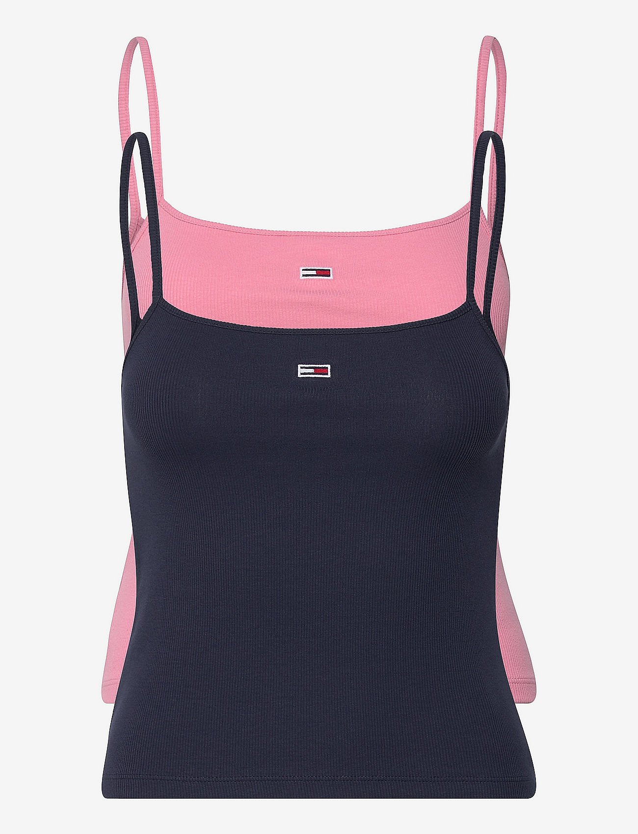TJW 2PACK ESSENTIAL STRAP TOP - TWILIGHT NAVY