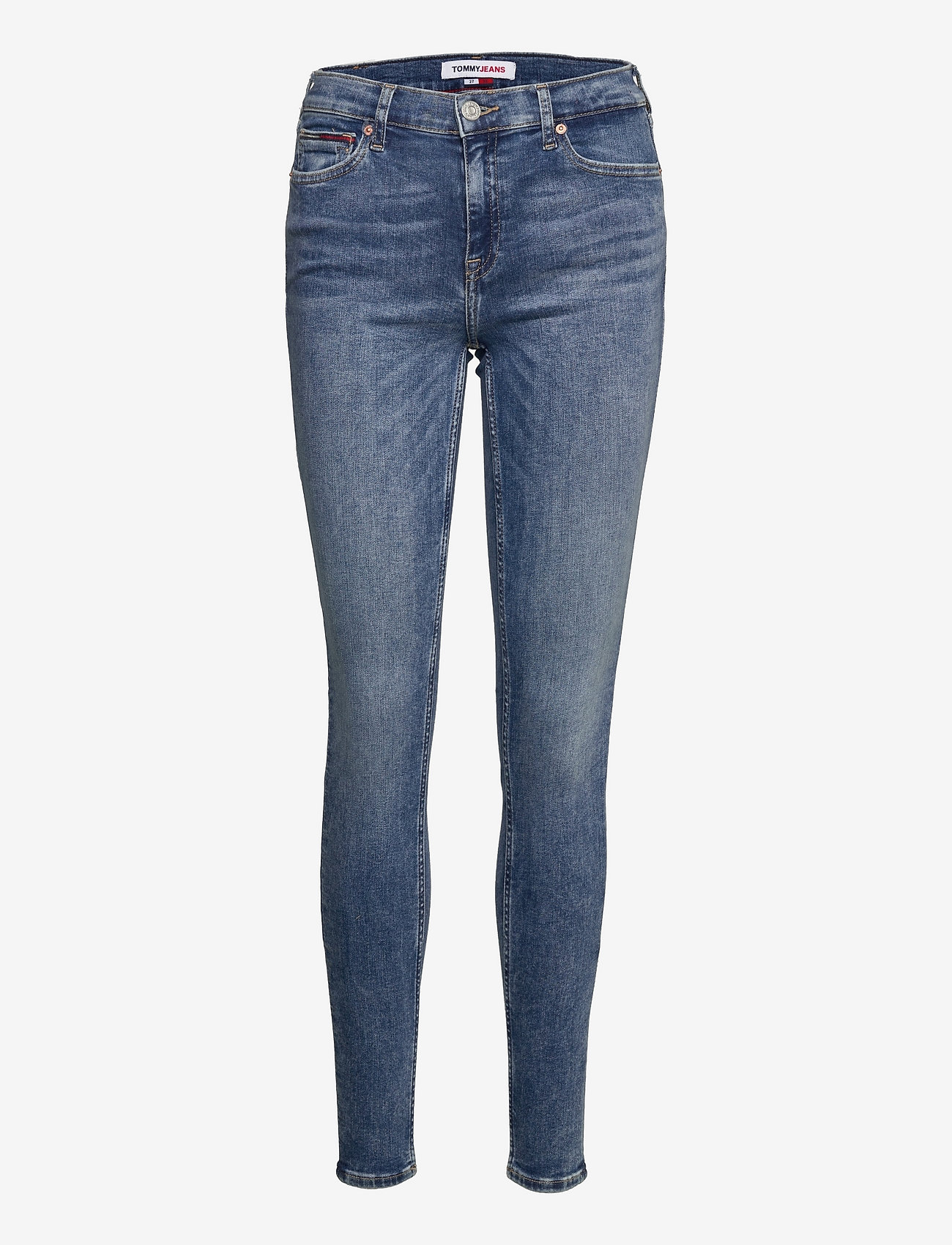 Tommy Jeans - NORA MR SKNY CE137 - denim medium - 0
