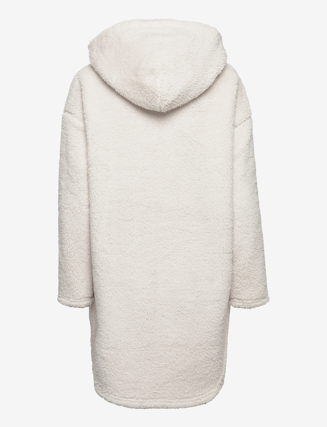 Tommy Jeans - TJW PLUSH HOODIE BADGE DRESS - stony beige - 1