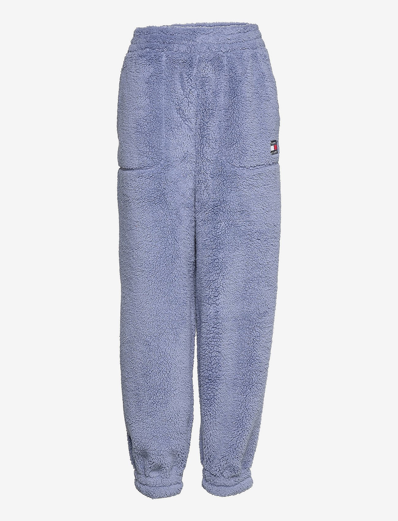 TJW PLUSH BADGE SWEATPANT - LAVENDER
