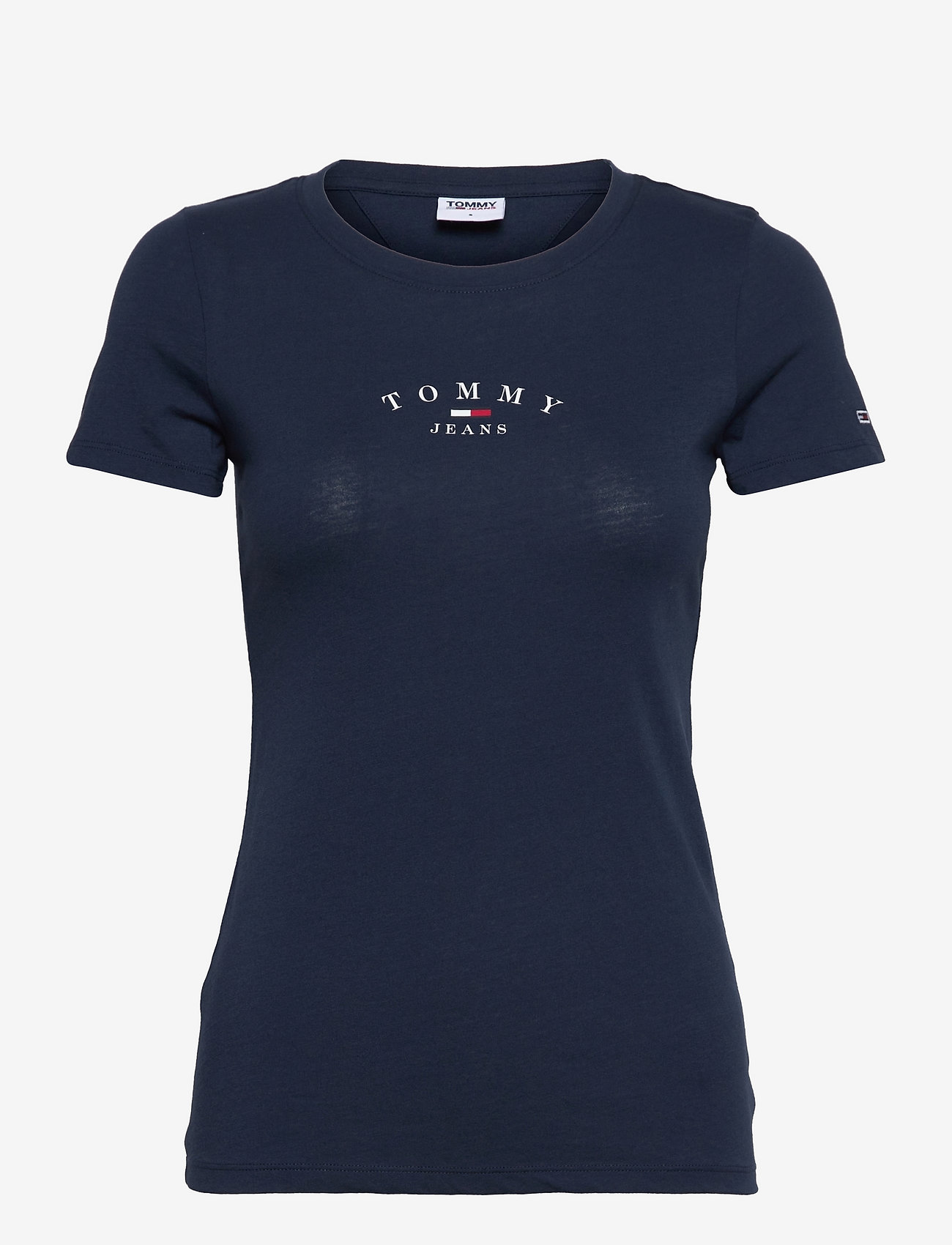 Tommy Jeans - TJW SKINNY ESSENTIAL LOGO 2 SS - twilight navy - 0