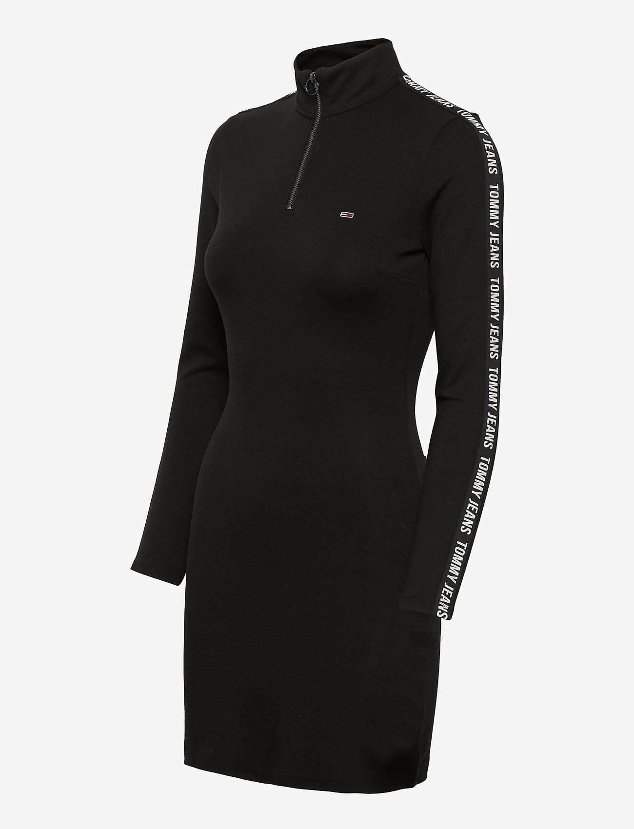 Tommy Jeans - TJW ZIP THRU TAPE BODYCON DRESS - black - 2