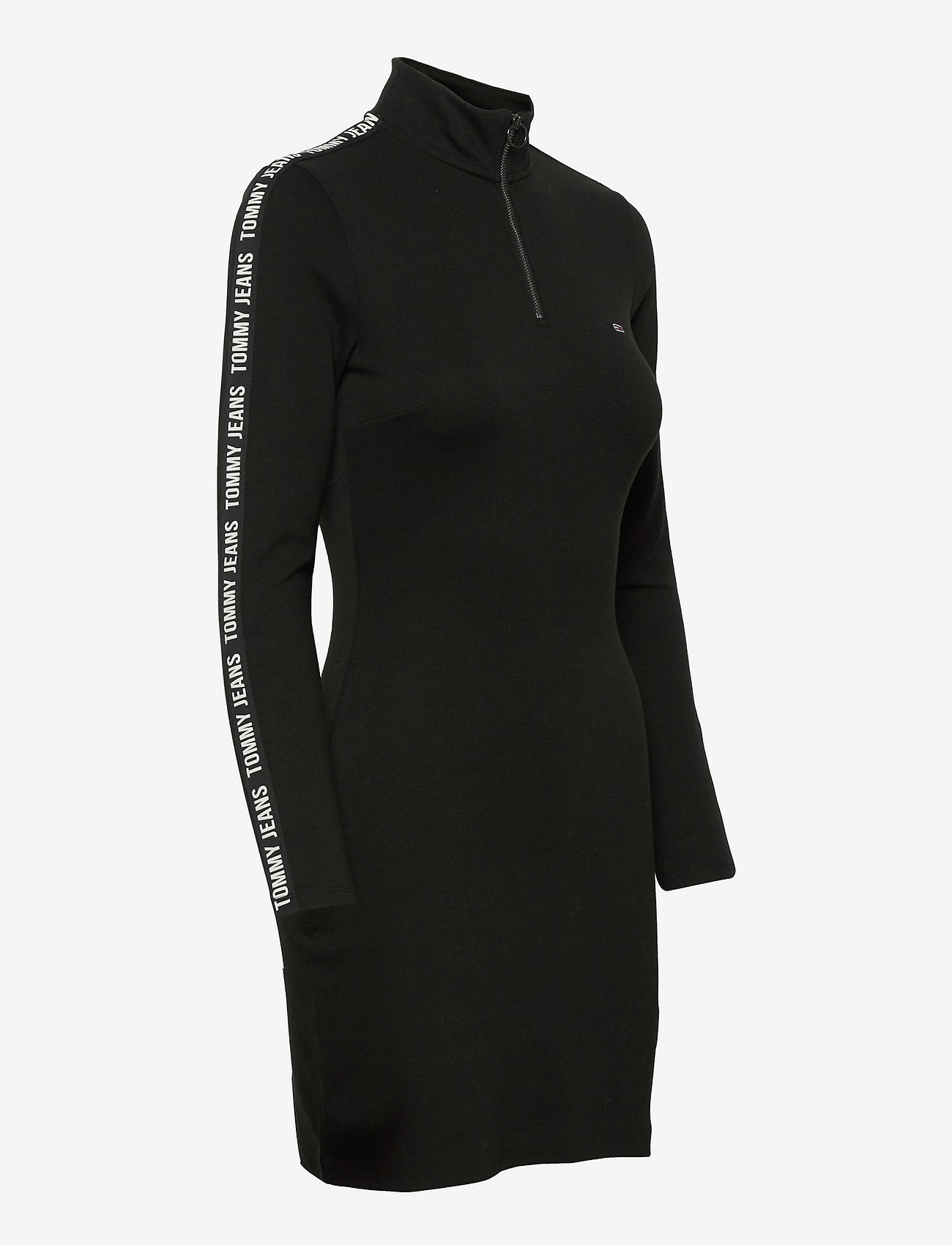 Tommy Jeans - TJW ZIP THRU TAPE BODYCON DRESS - black - 3
