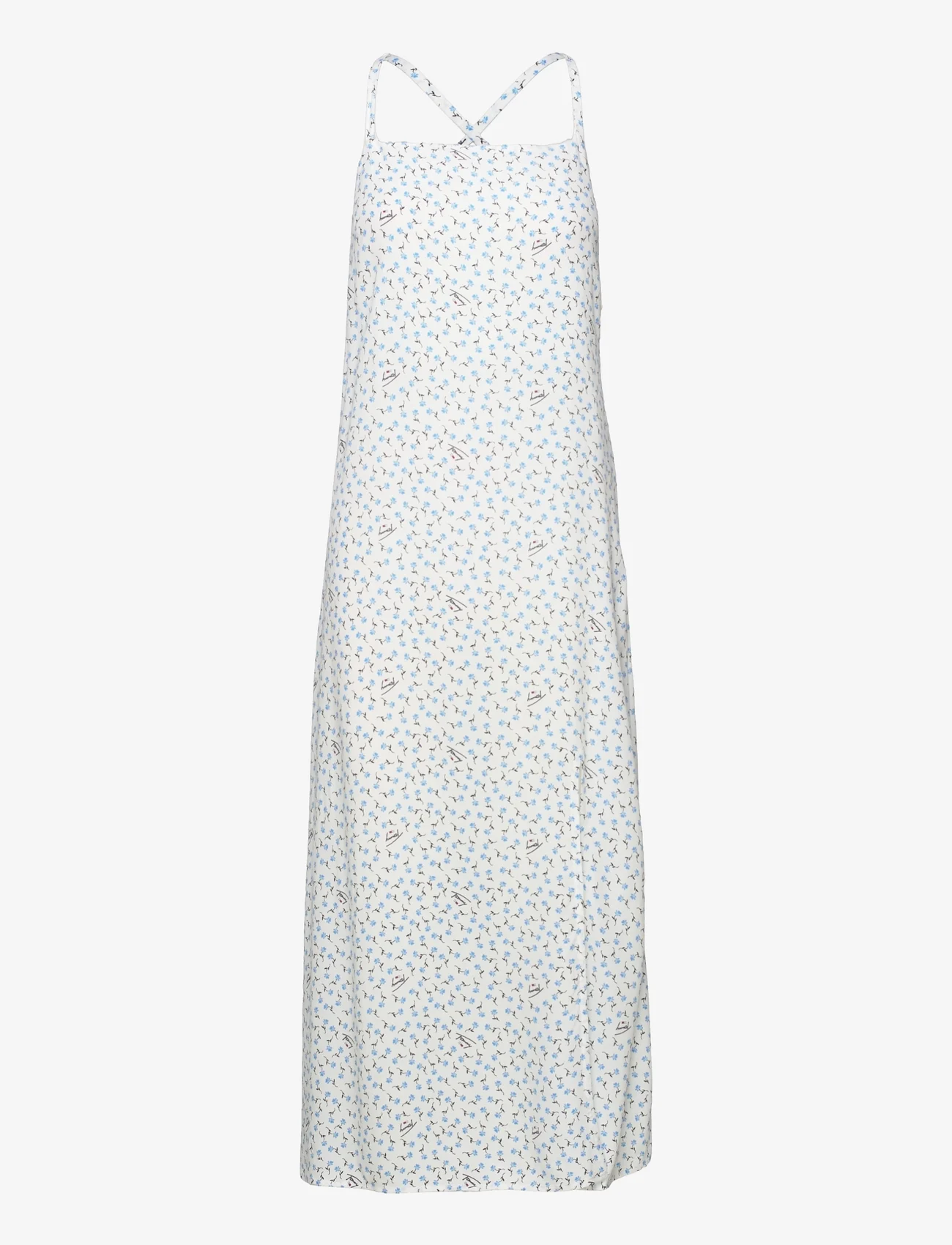 Tommy Jeans - TJW PRINTED SIDE SLIT MIDI DRESS - vidutinio ilgio suknelės - island floral crush print - 0