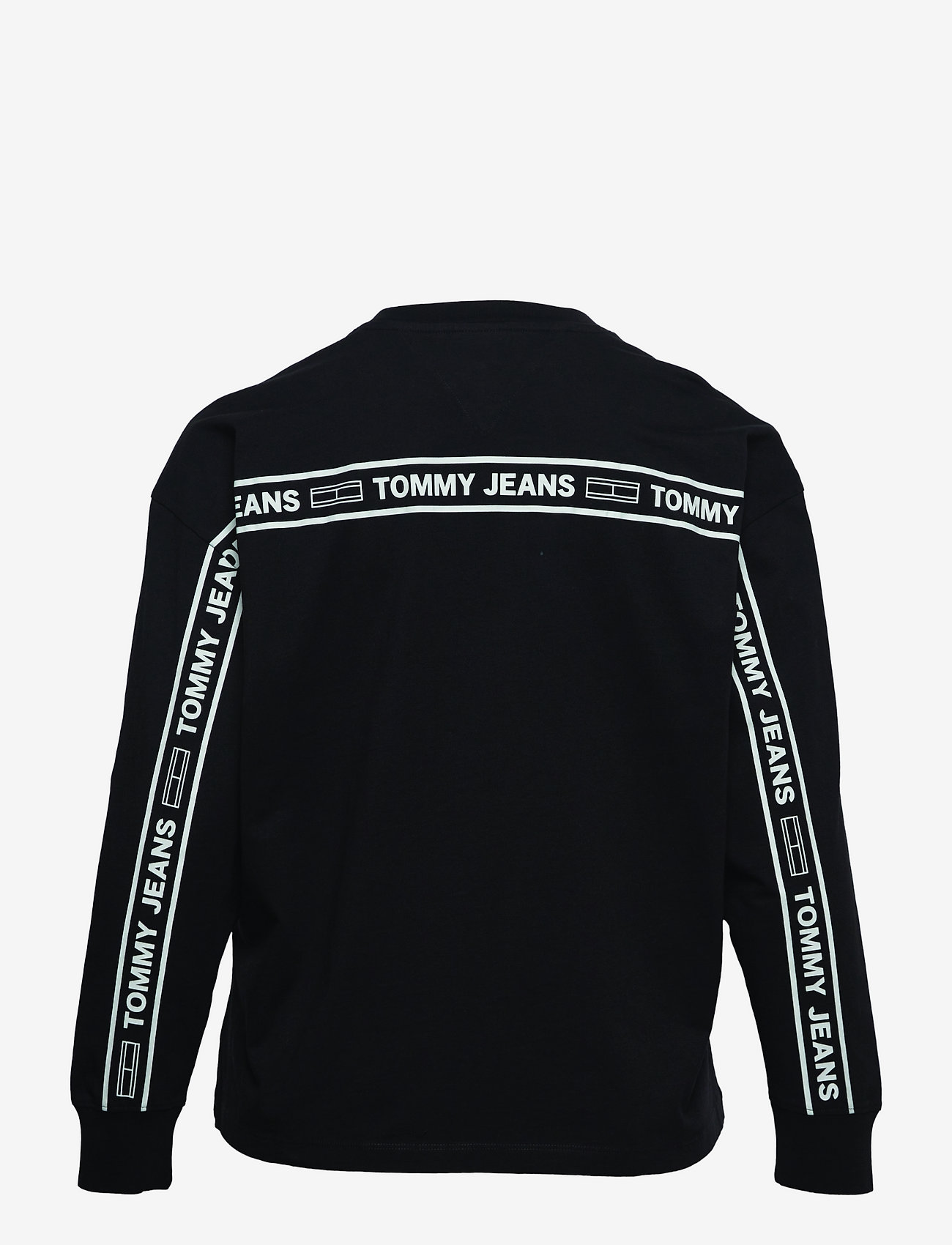 Tommy Jeans - TJW CRV RLXD CROP TAPING LS - black - 1