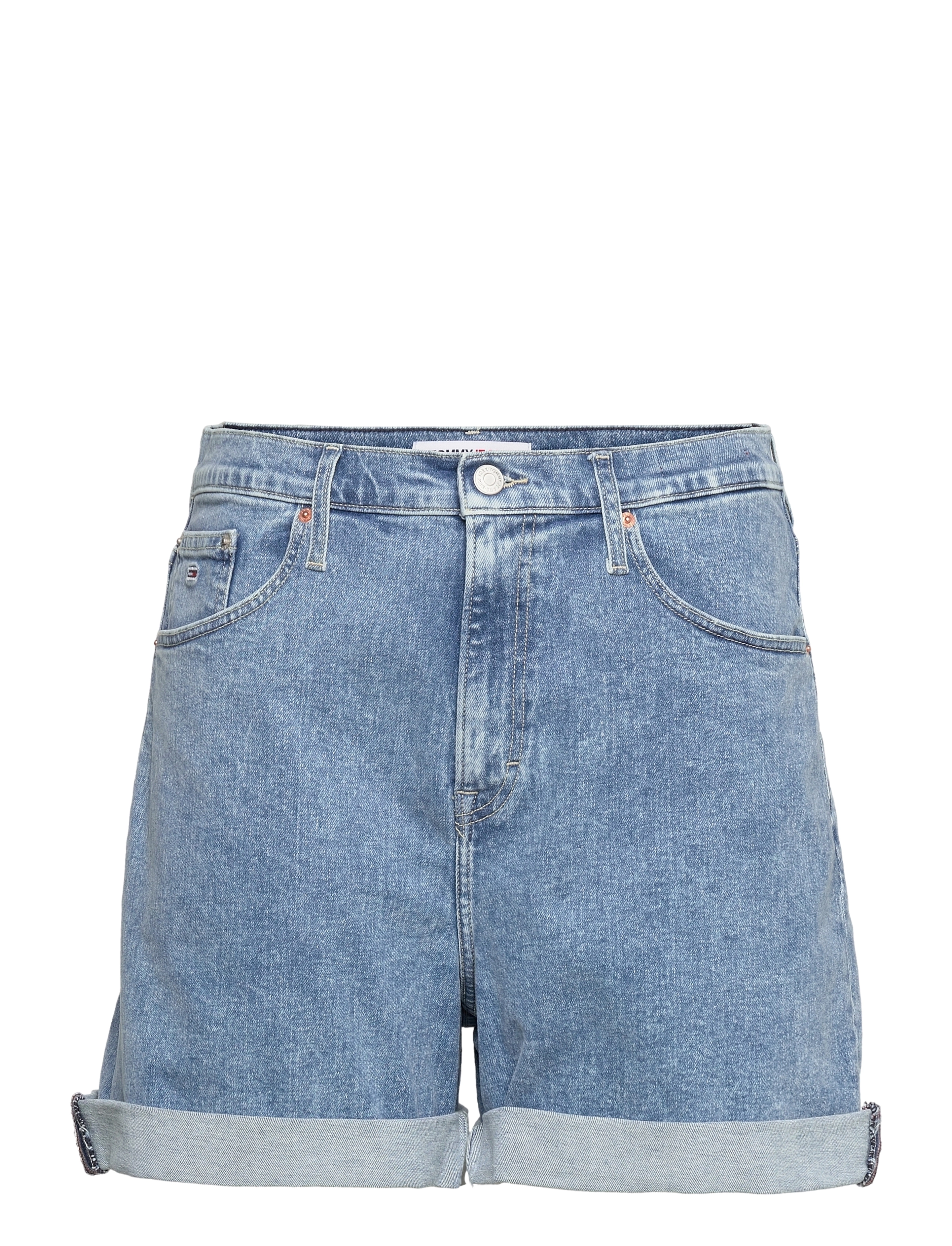 Tommy Jeans PLUS SIZE CRV MOM SHORT - Denimshorts - DENIM MEDIUM / blue
