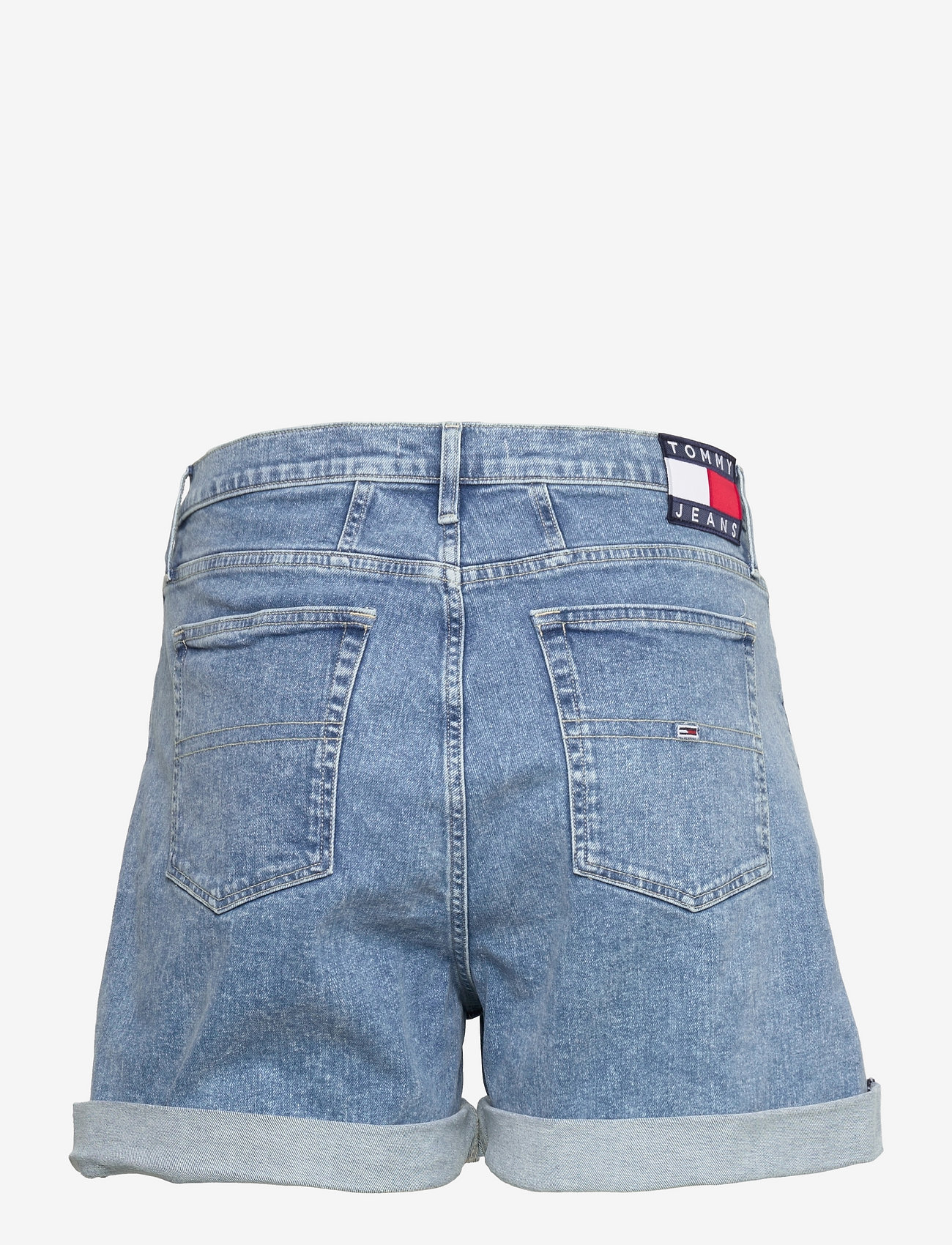 Tommy Jeans - PLUS SIZE CRV MOM SHORT - denim shorts - denim medium - 1