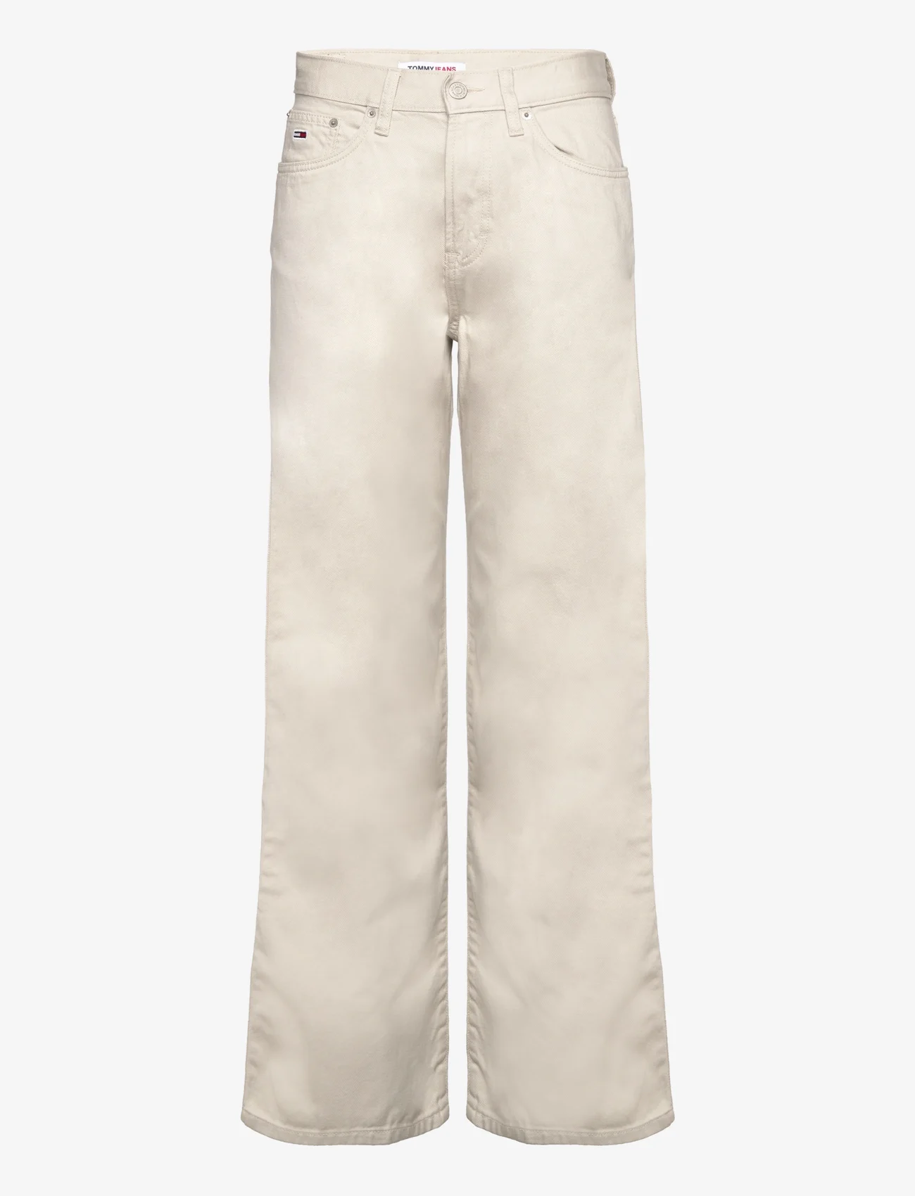 Tommy Jeans - TJW BETSY MID RISE LOOSE - straight leg trousers - stony beige - 0