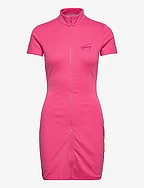 TJW TOMMY SIGNATURE BODYCON - PINK ALERT