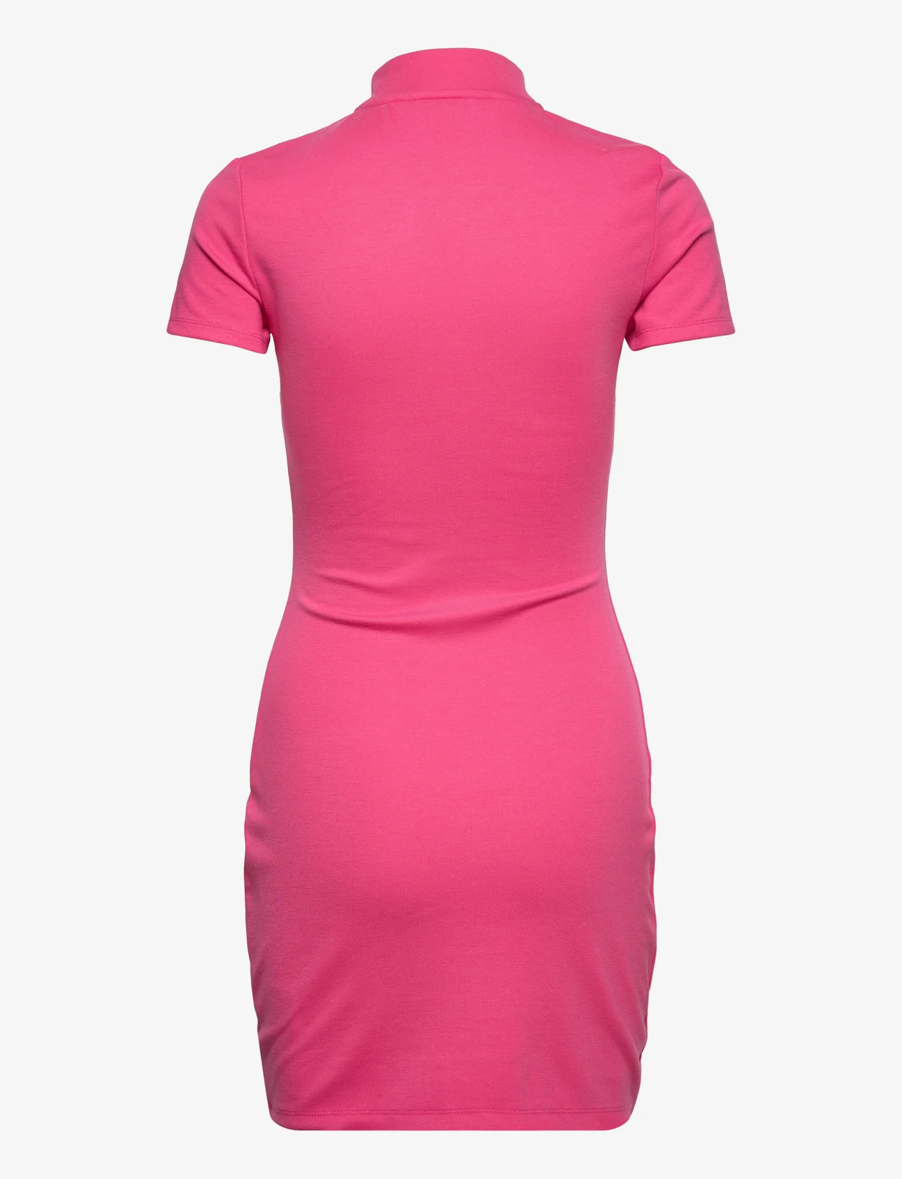 Tommy Jeans - TJW TOMMY SIGNATURE BODYCON - t-shirt-kleider - pink alert - 1